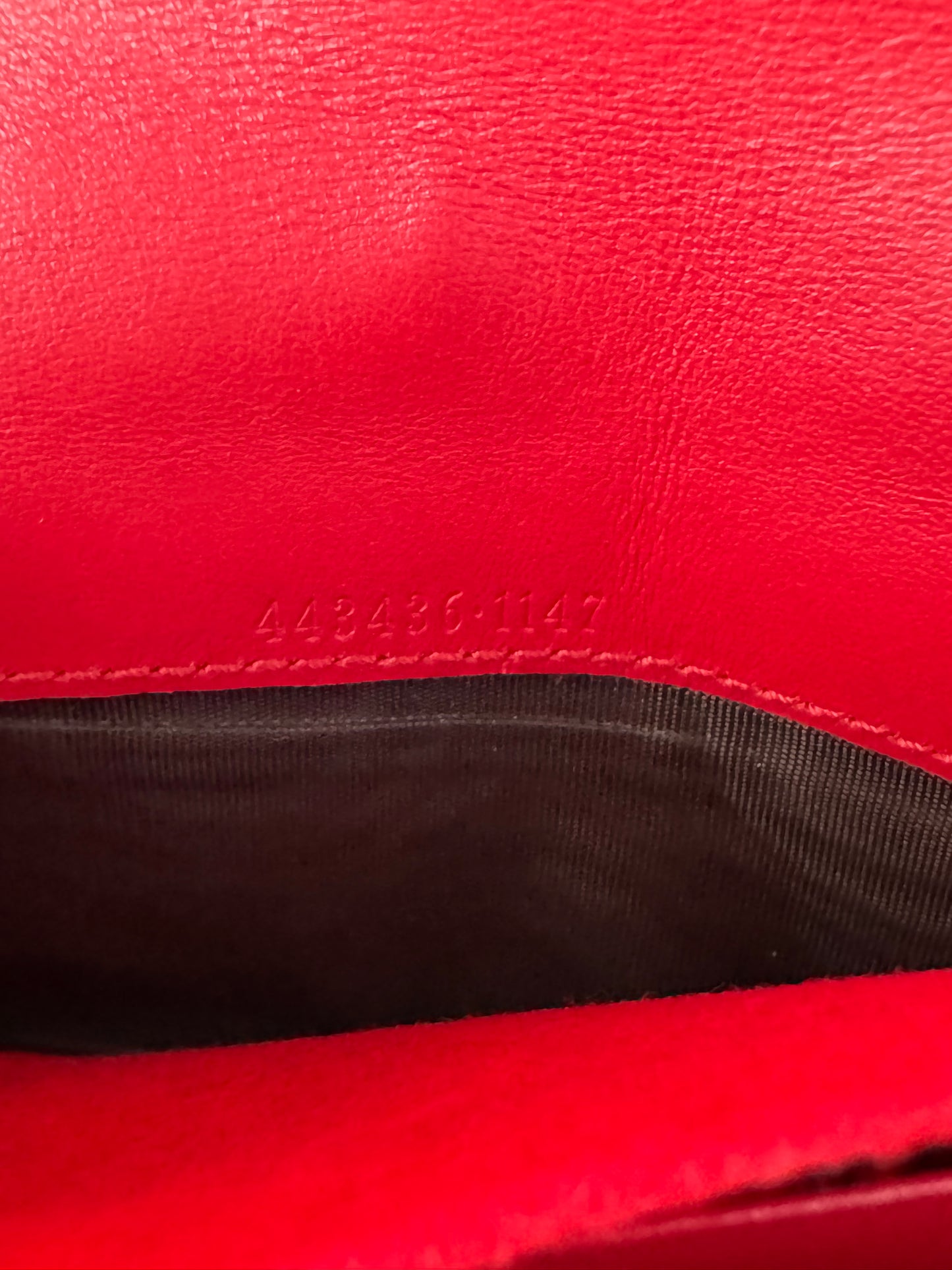 Pre-Owned GUCCI Marmont Wallet Crossbody Bag