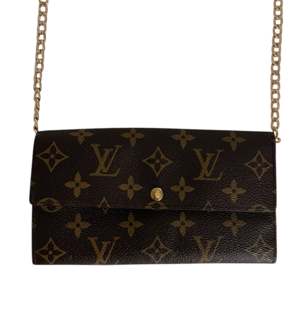Pre-Owned Louis Vuitton Monogram Wallet Crossbody Bag