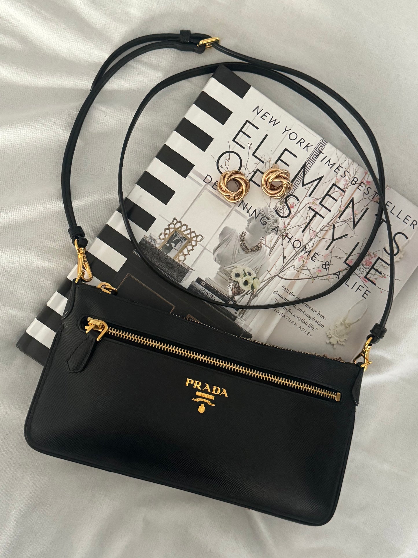 Pre-Owned Prada Saffiano Crossbody Bag
