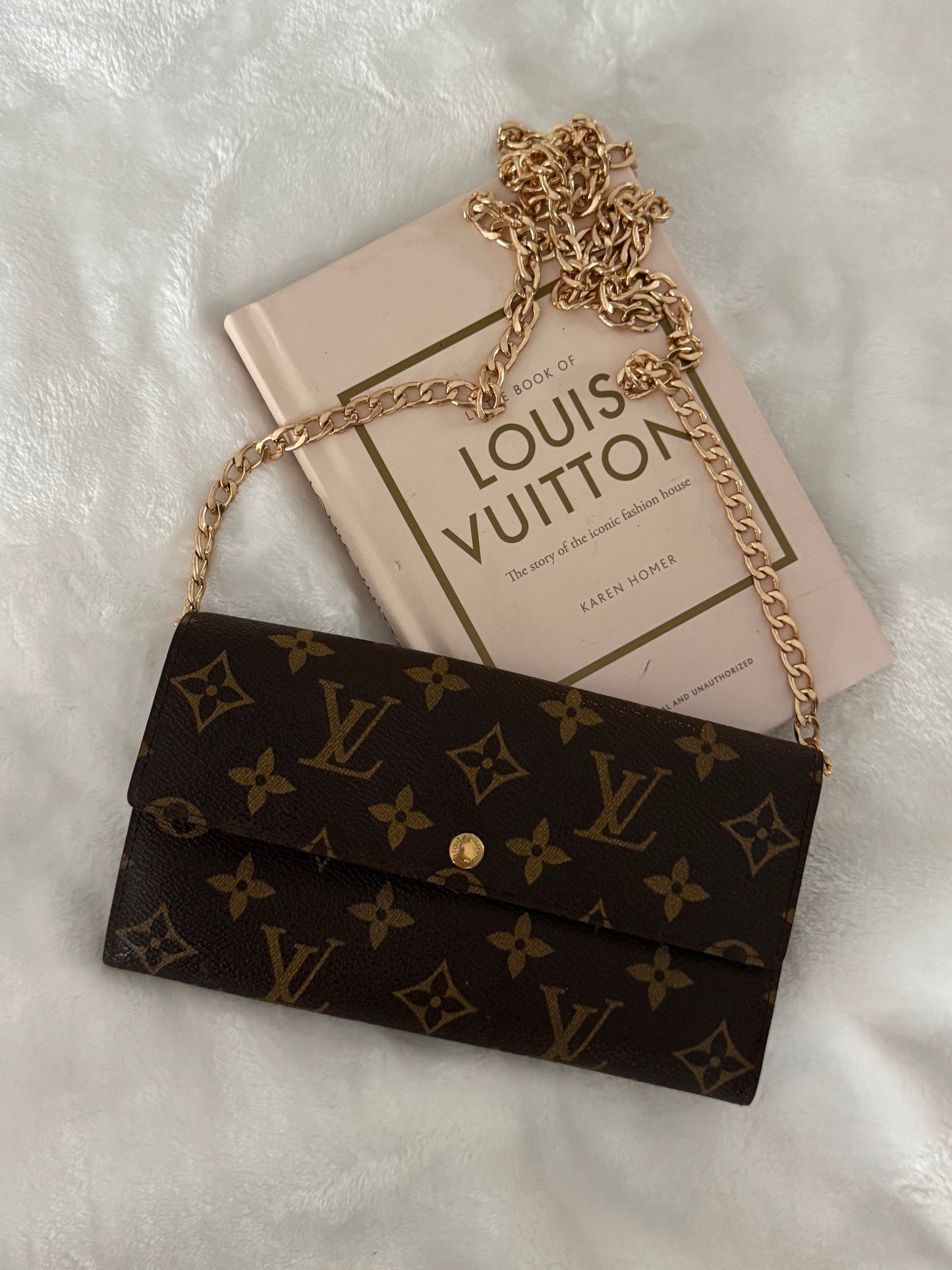 Pre-Owned Louis Vuitton Monogram Wallet Crossbody Bag