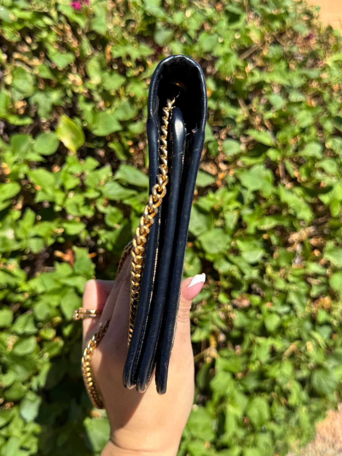 Pre-Owned Christian Dior Trotter Chain Shoulder Bag