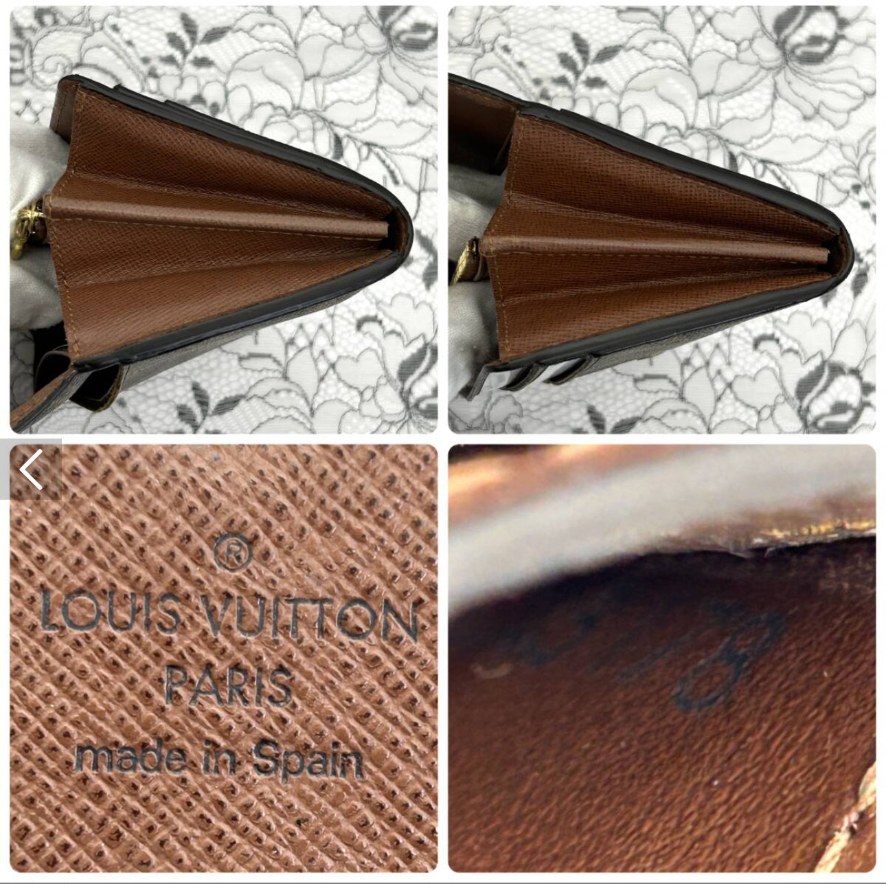 Pre-Owned Louis Vuitton Monogram Wallet On Chain