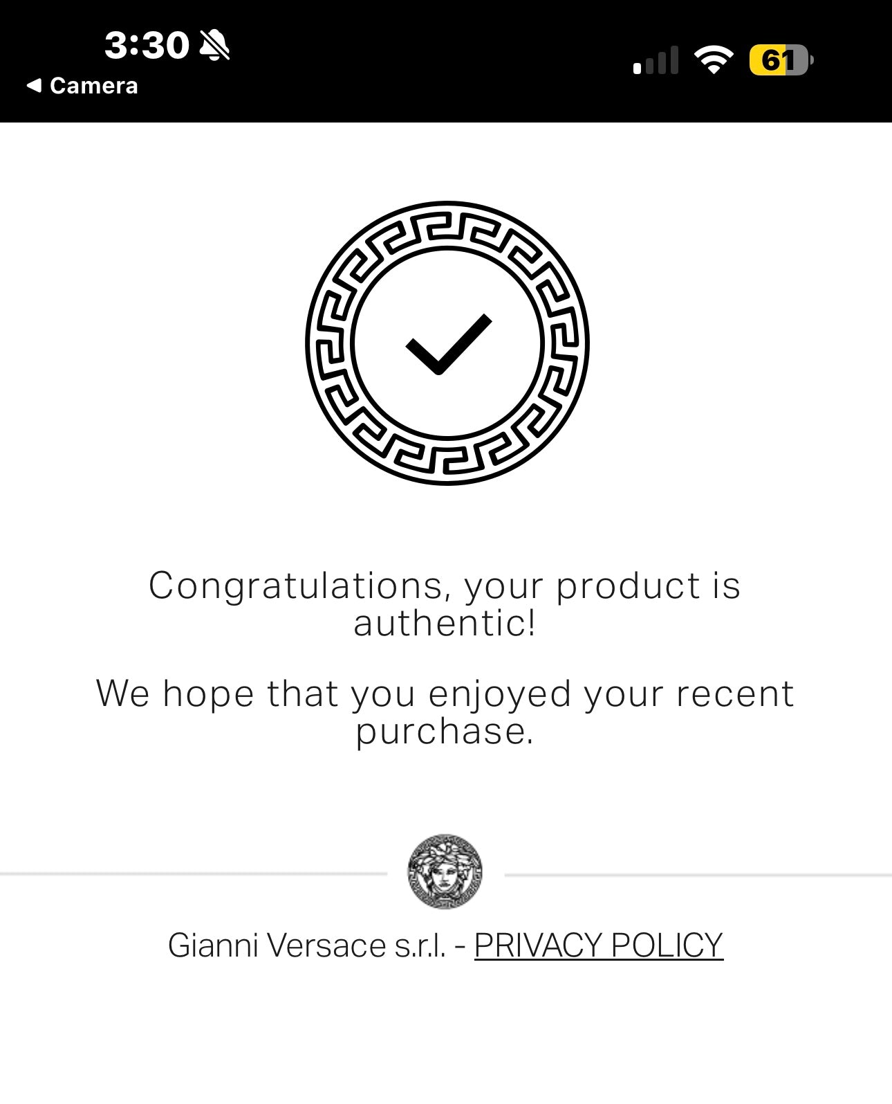 Pre-Owned Versace Virtus Hobo Bag