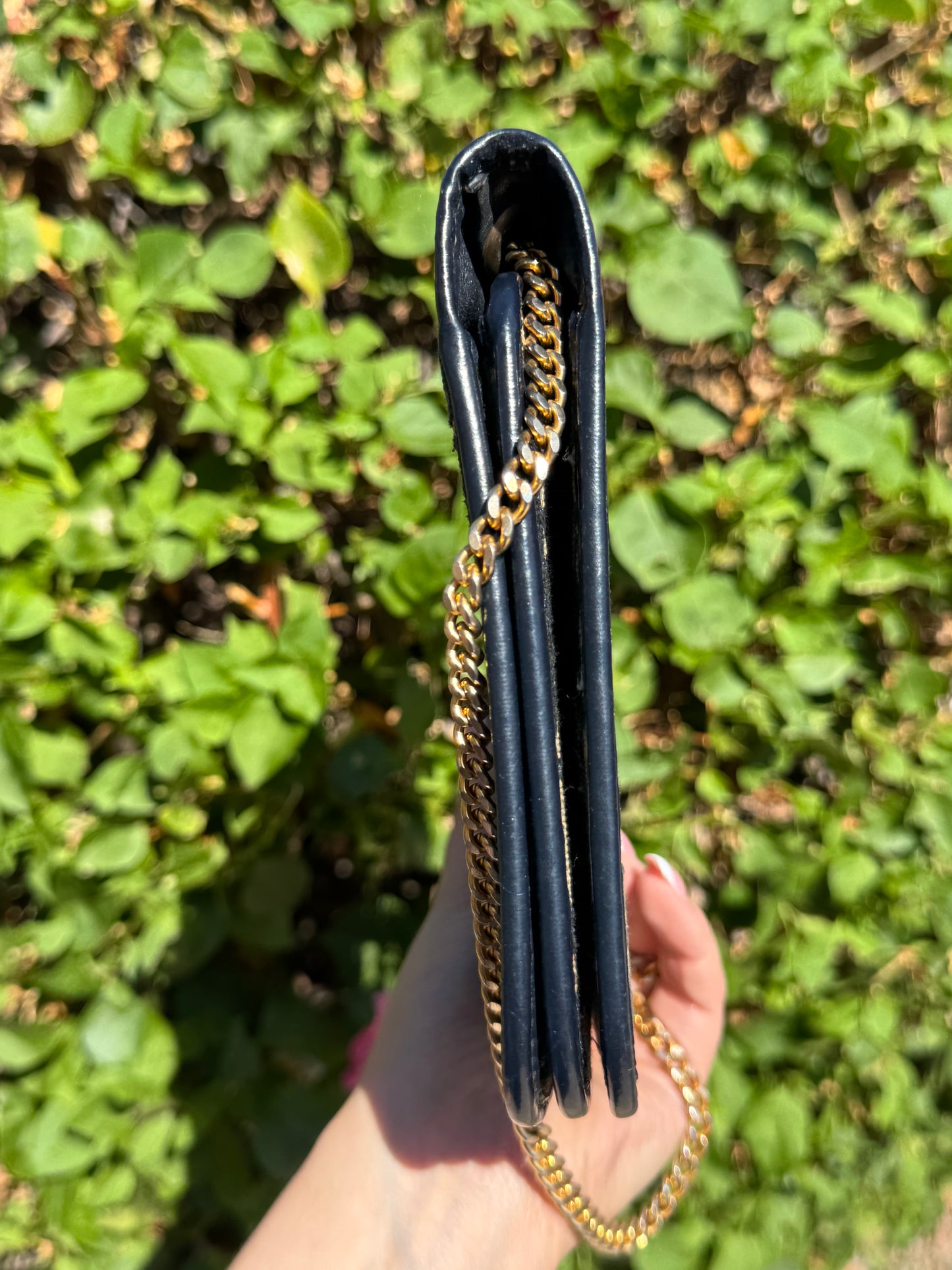 Pre-Owned Christian Dior Trotter Chain Shoulder Bag