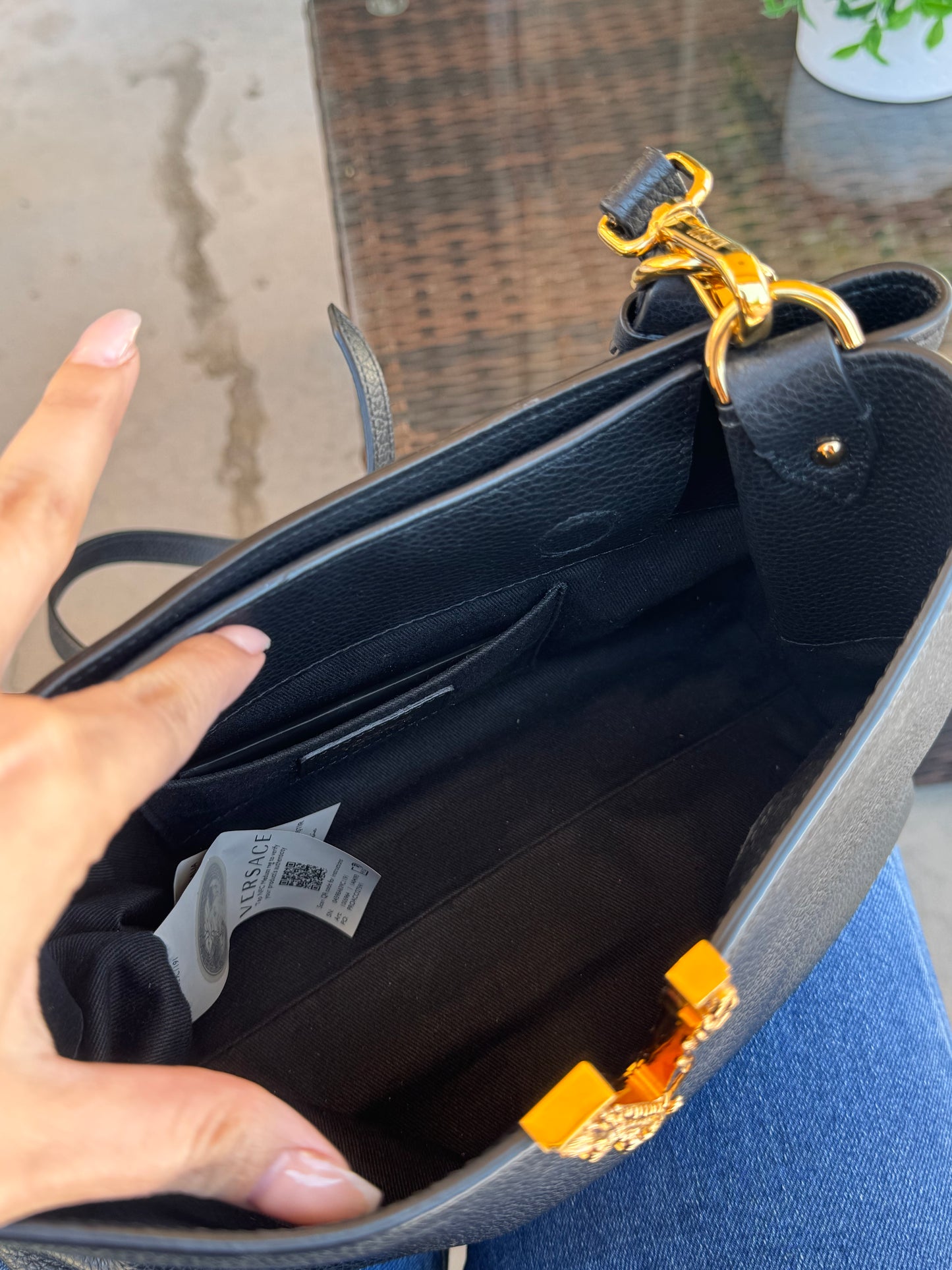 Pre-Owned Versace Virtus Hobo Bag