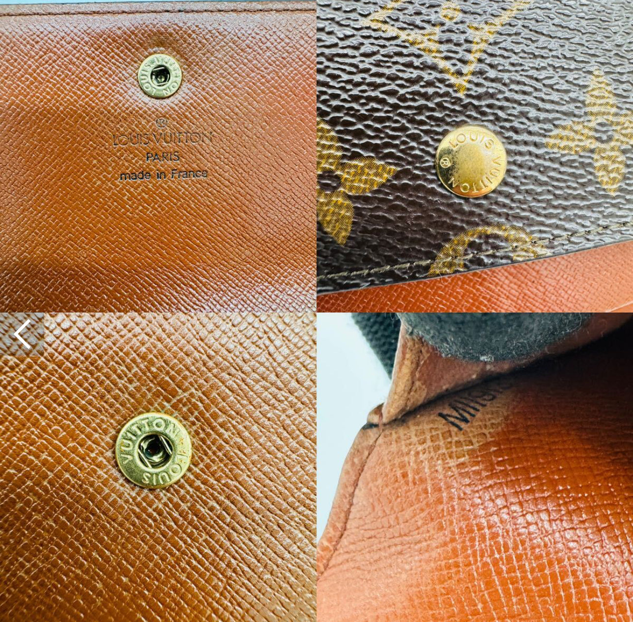 Pre-Owned Louis Vuitton Monogram Bi-Fold Wallet Crossbody Bag