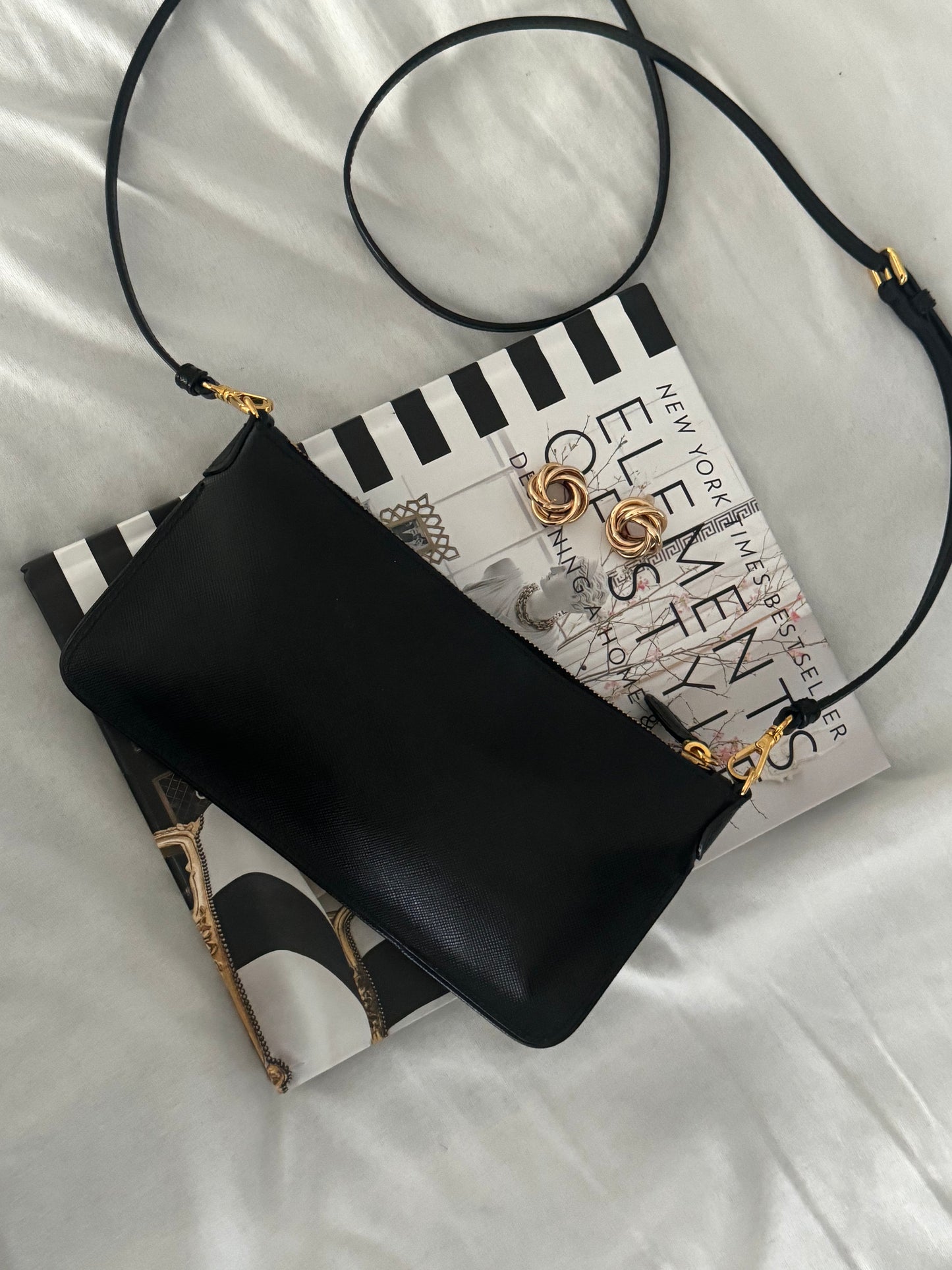 Pre-Owned Prada Saffiano Crossbody Bag