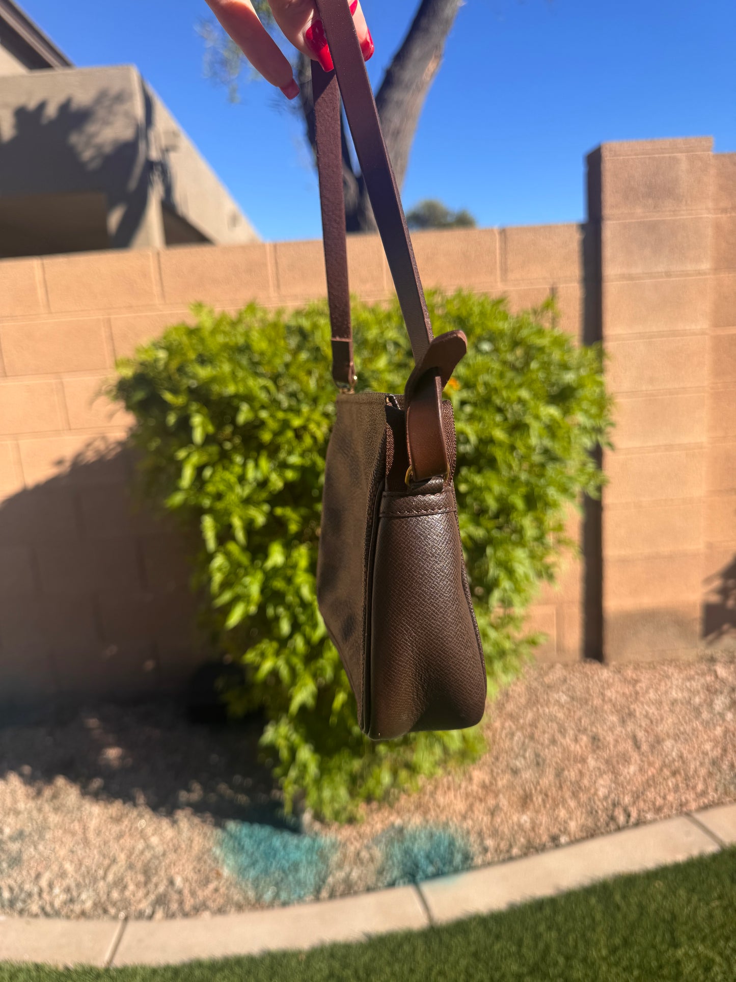 Pre-Owned  Louis Vuitton Damier Ebene Trousse Pochette handbag