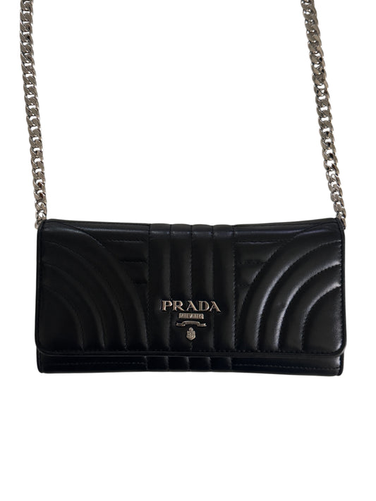 Pre-Owned Prada Diagramme Wallet On Chain