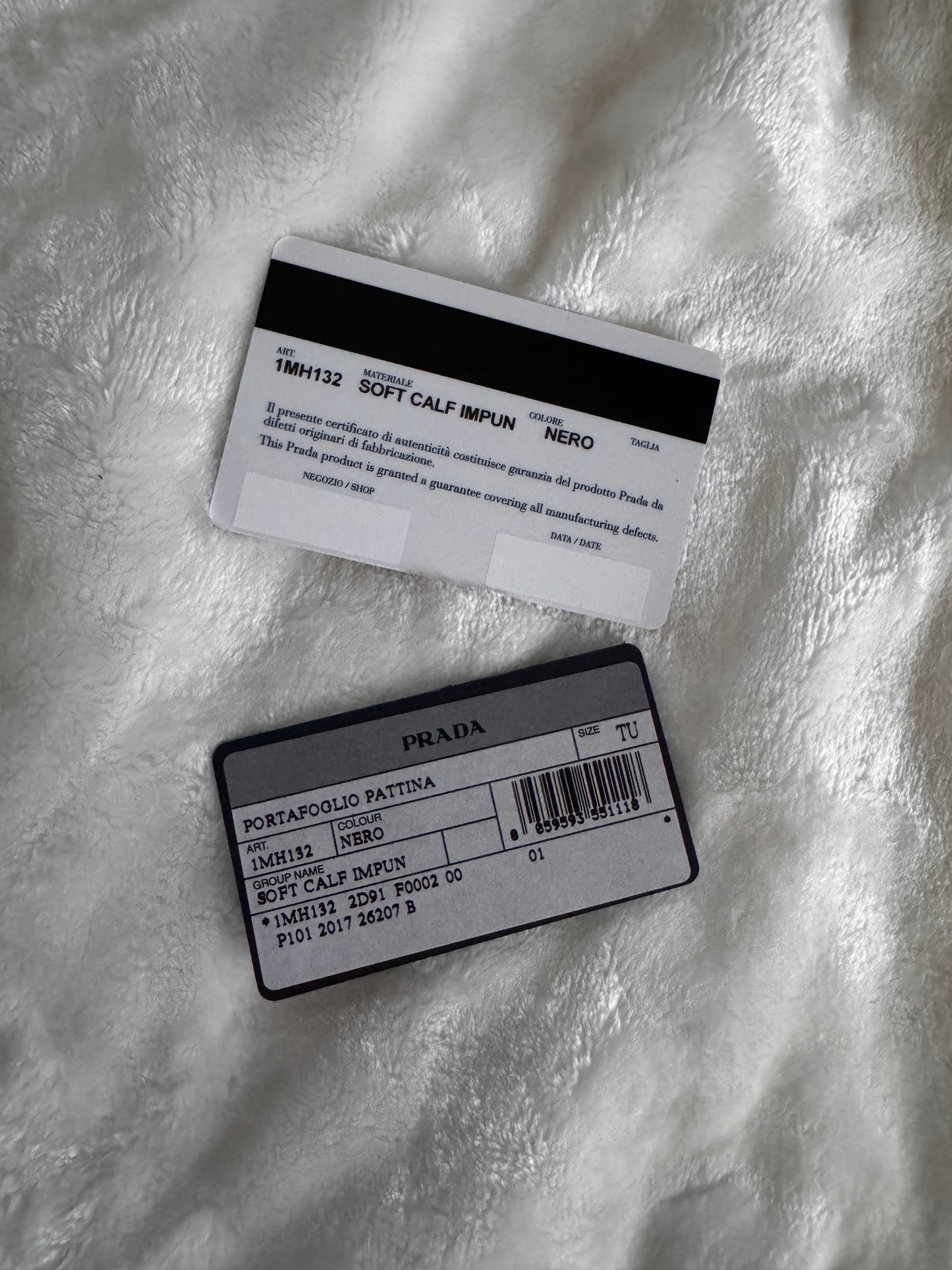 Pre-Owned Prada Diagramme Wallet On Chain