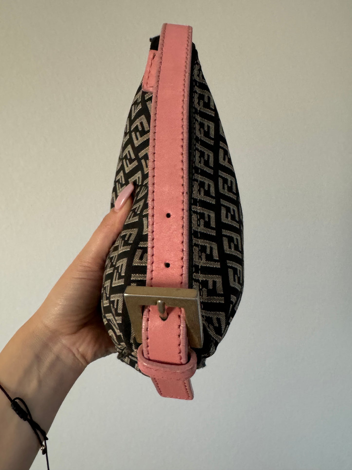 Pre-Owned Fendi Zucca Pouch Bag