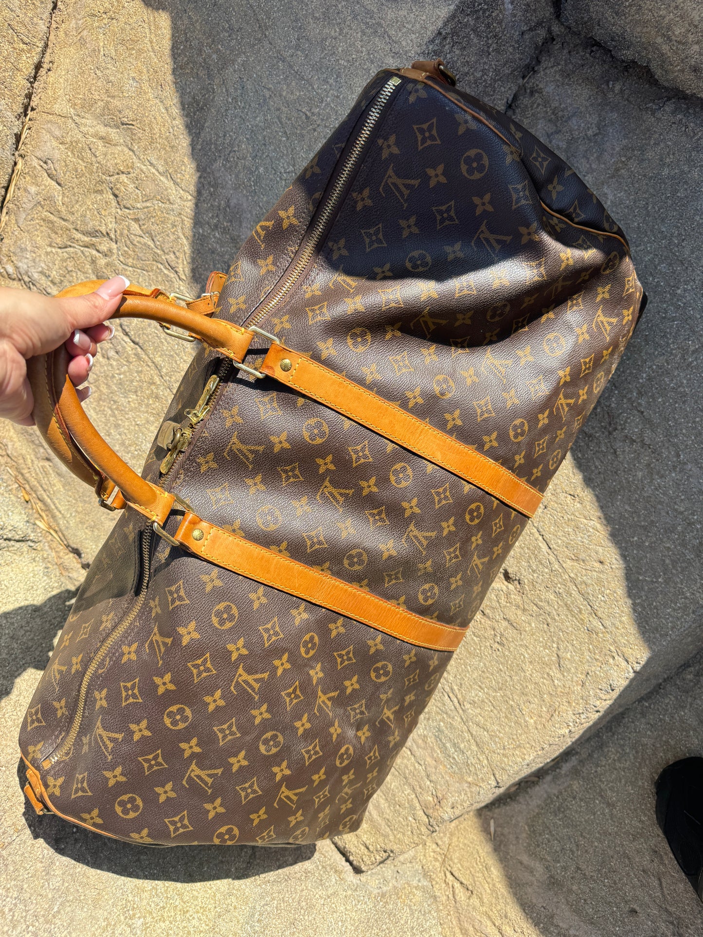 Pre-owned Louis Vuitton Keepall Bandoulière 60 / Boston Bag