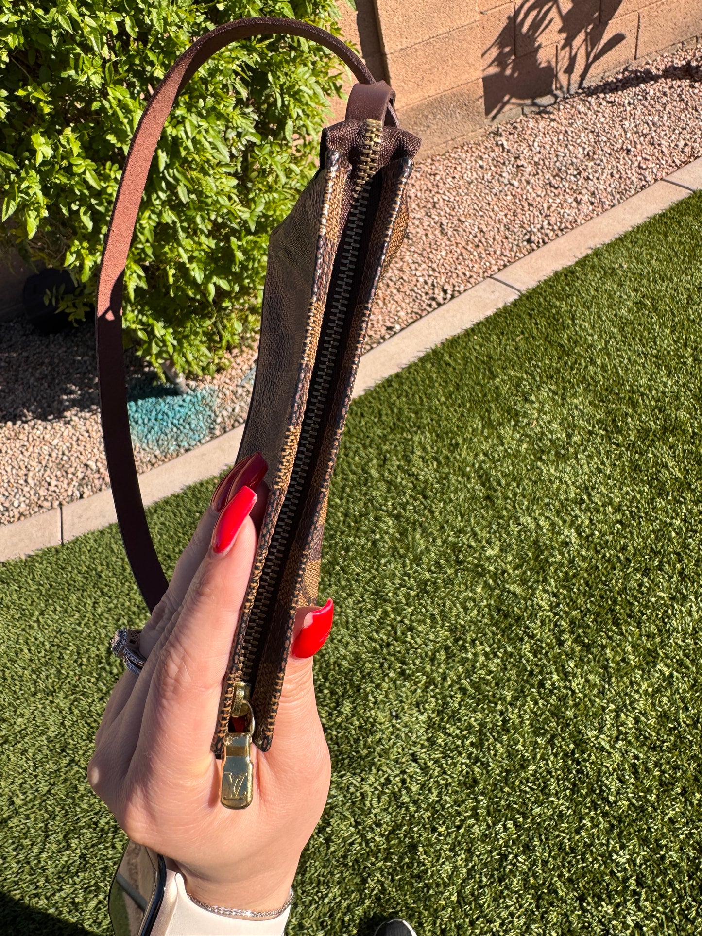 Pre-Owned  Louis Vuitton Damier Ebene Trousse Pochette handbag