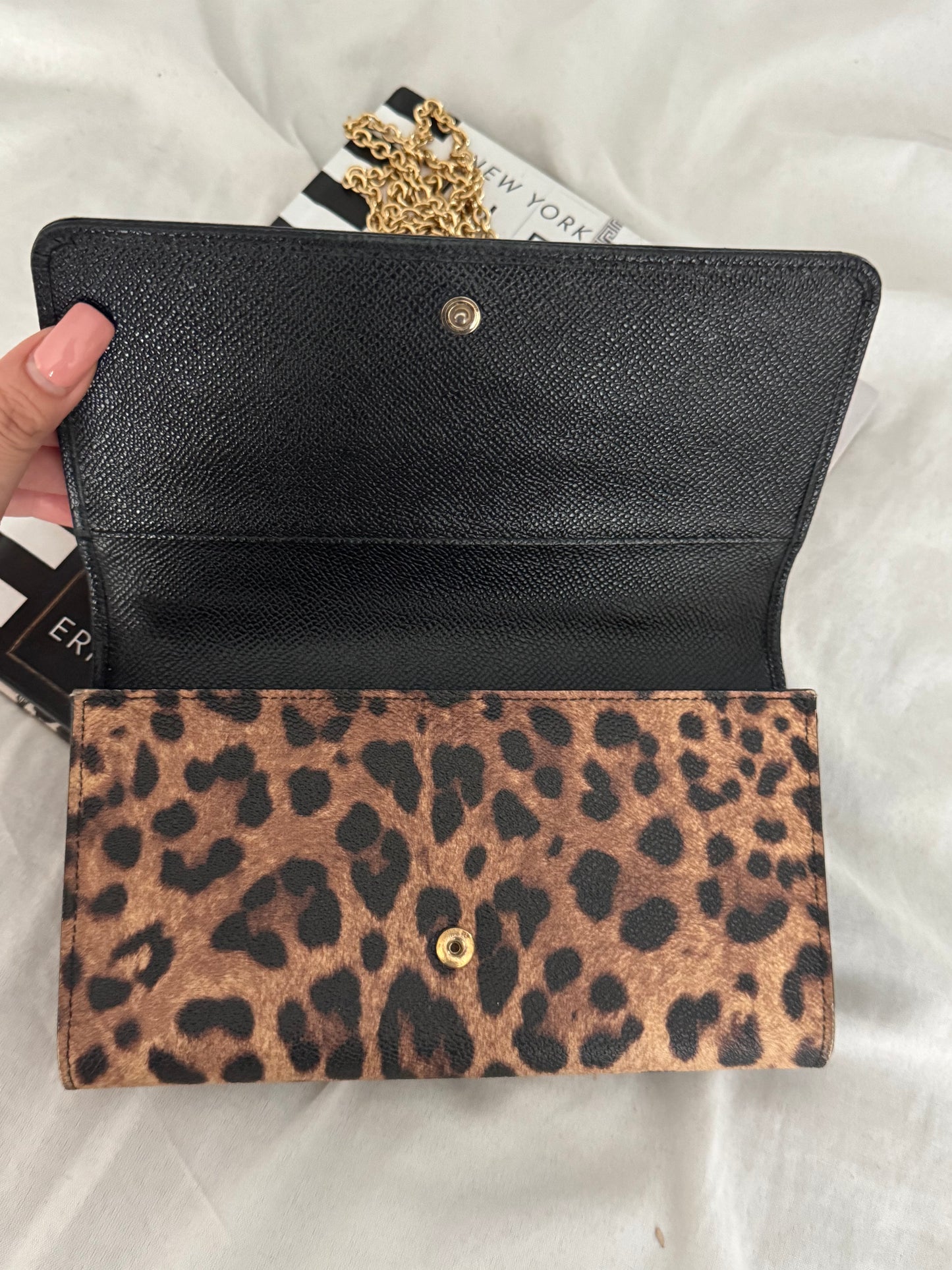 Pre-Owned Dolce&Gabbana Sicily Leather Crossbody Bag