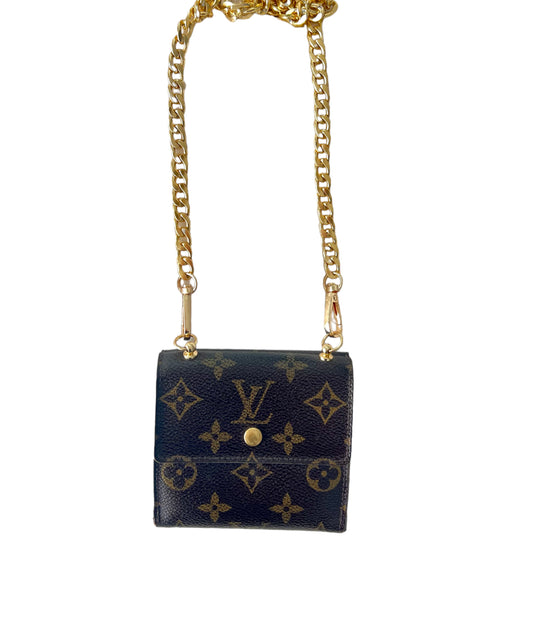 Pre-owned Louis Vuitton Wallet on chain crossbody Bag mini