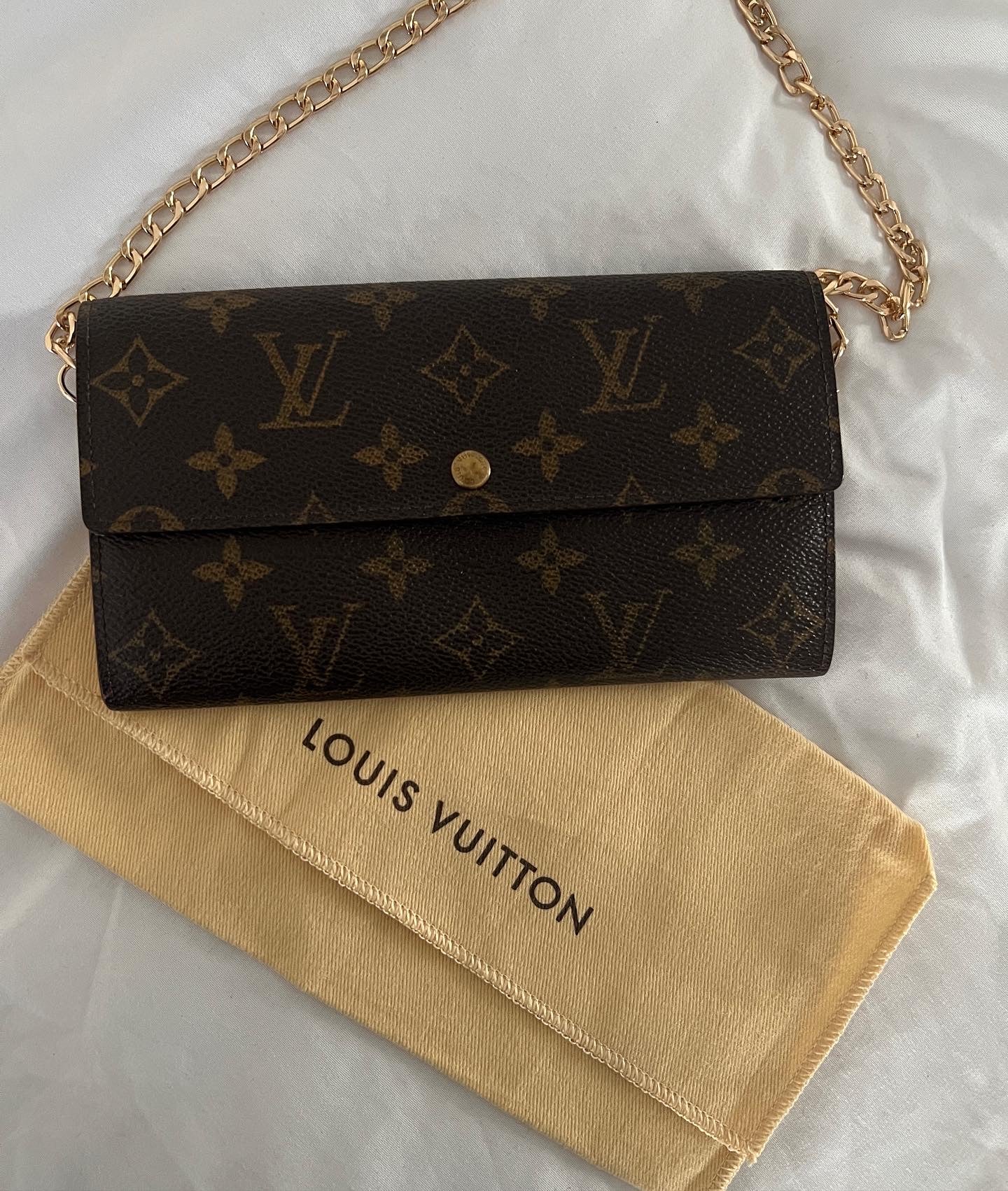 Pre-owned Louis Vuitton Monogram Wallet Crossbody Bag