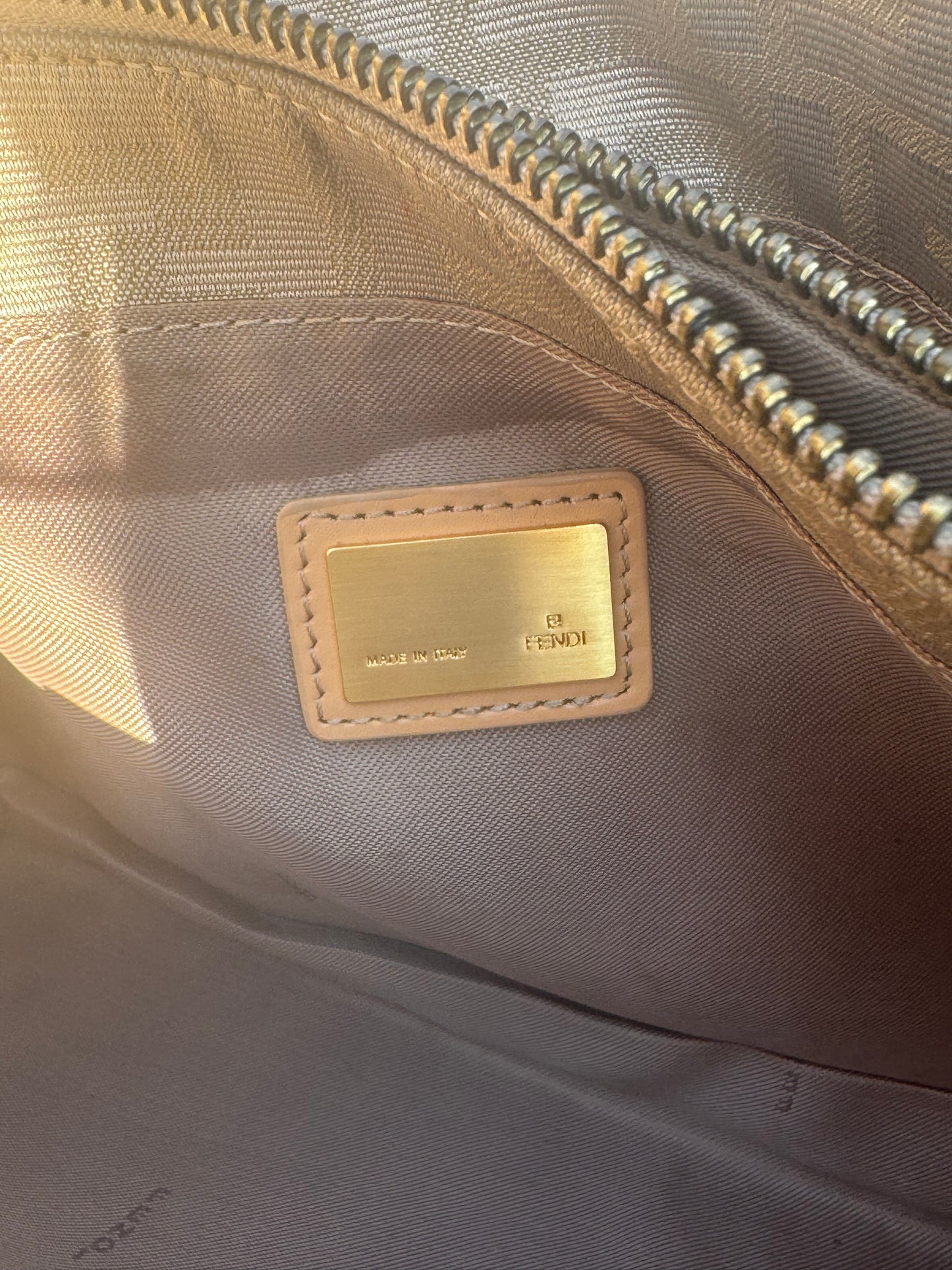 Pre-Owned Fendi Zucca Canvas Tote Handbag