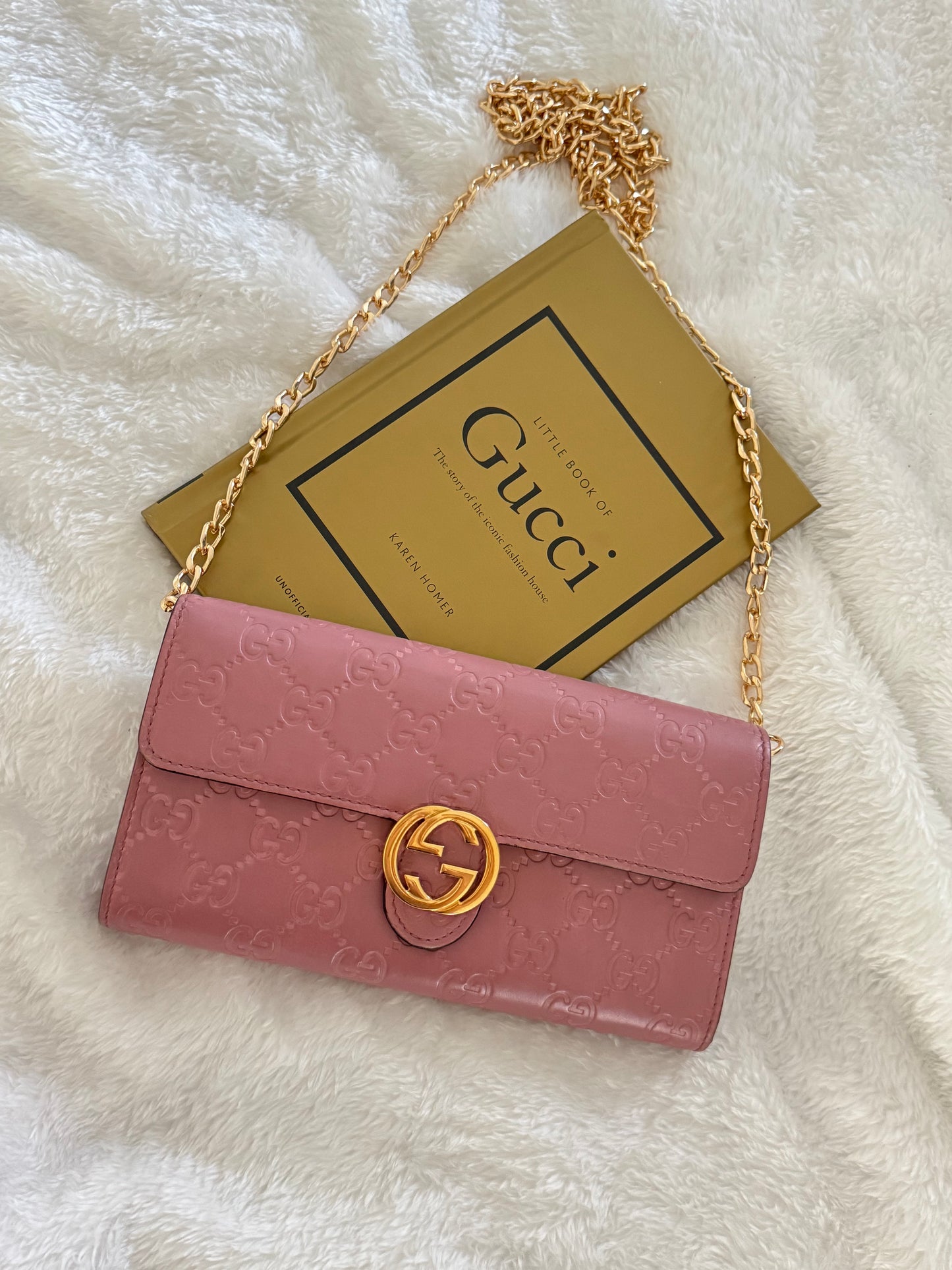 Pre-Owned GUCCI Guccissima Icon Wallet Crossbody Bag
