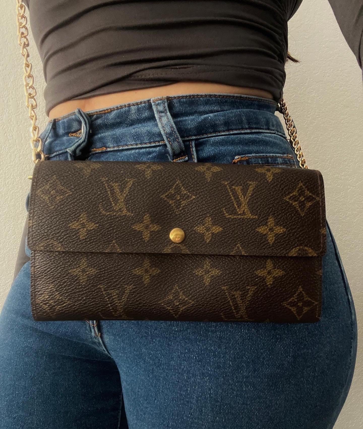 Pre-owned Louis Vuitton Monogram Wallet Crossbody Bag