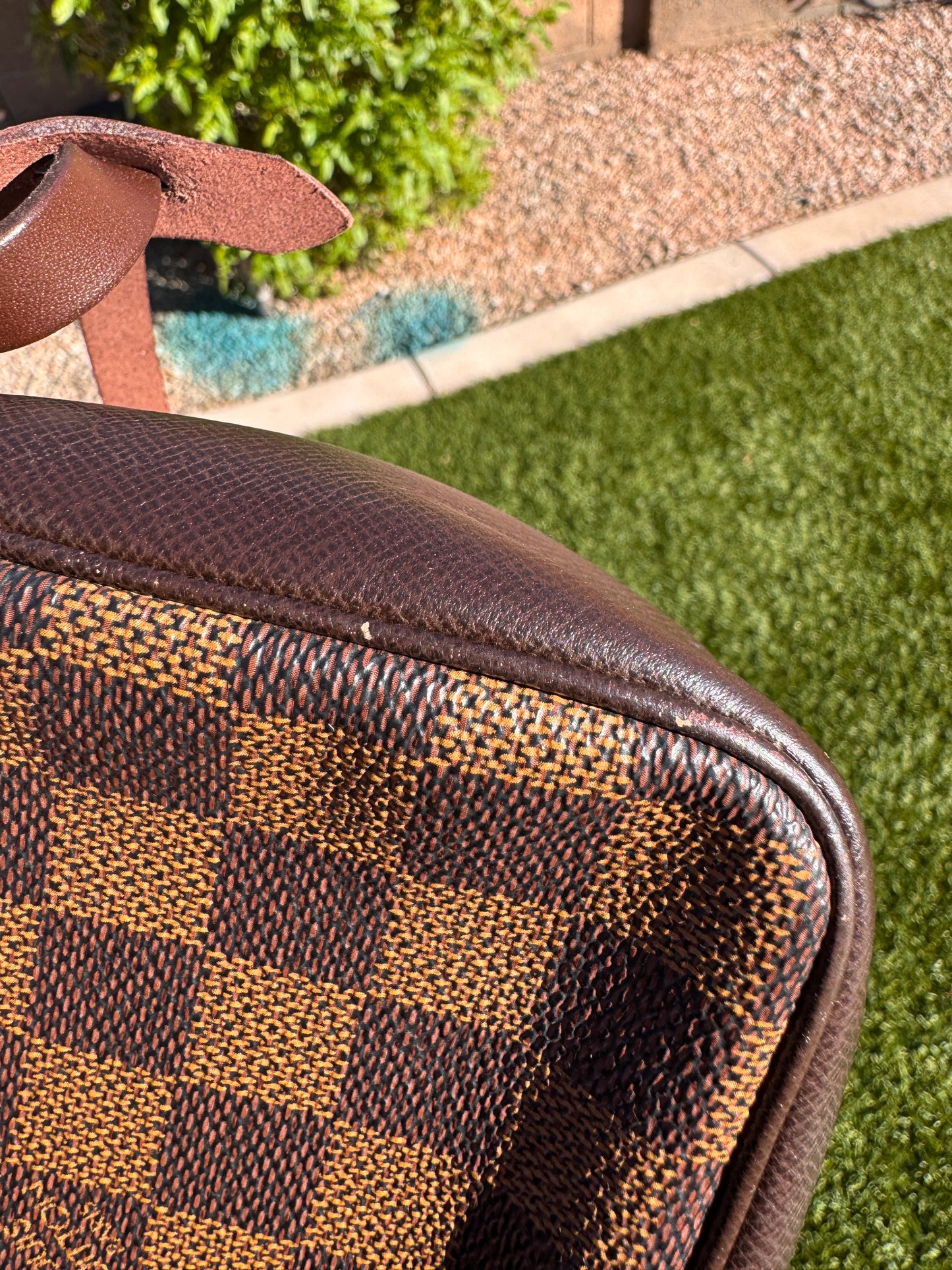 Pre-Owned  Louis Vuitton Damier Ebene Trousse Pochette handbag