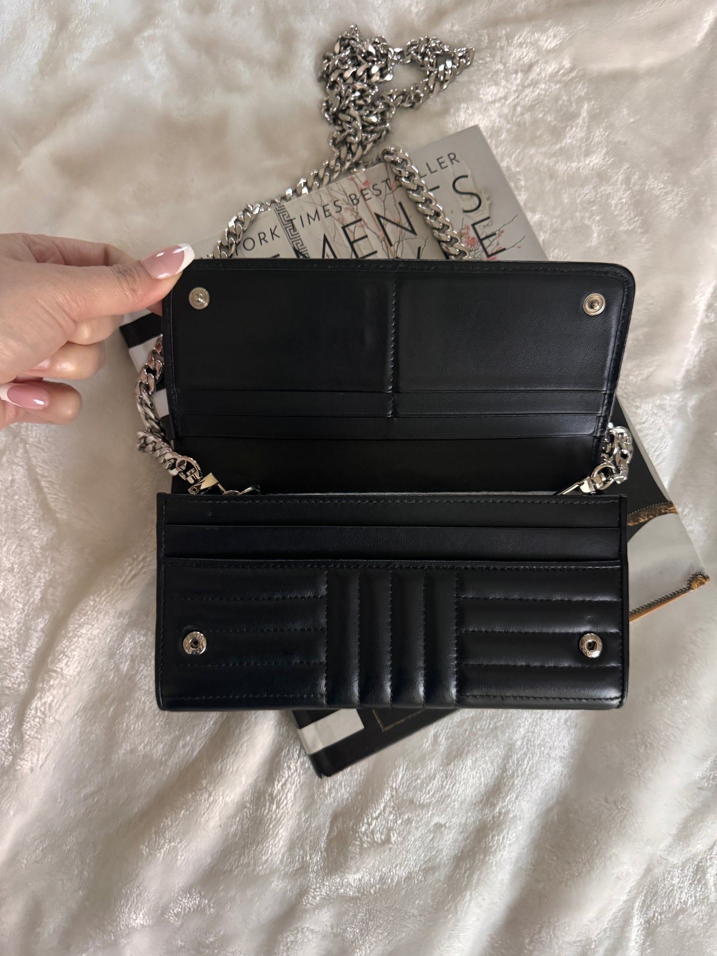 Pre-Owned Prada Diagramme Wallet On Chain