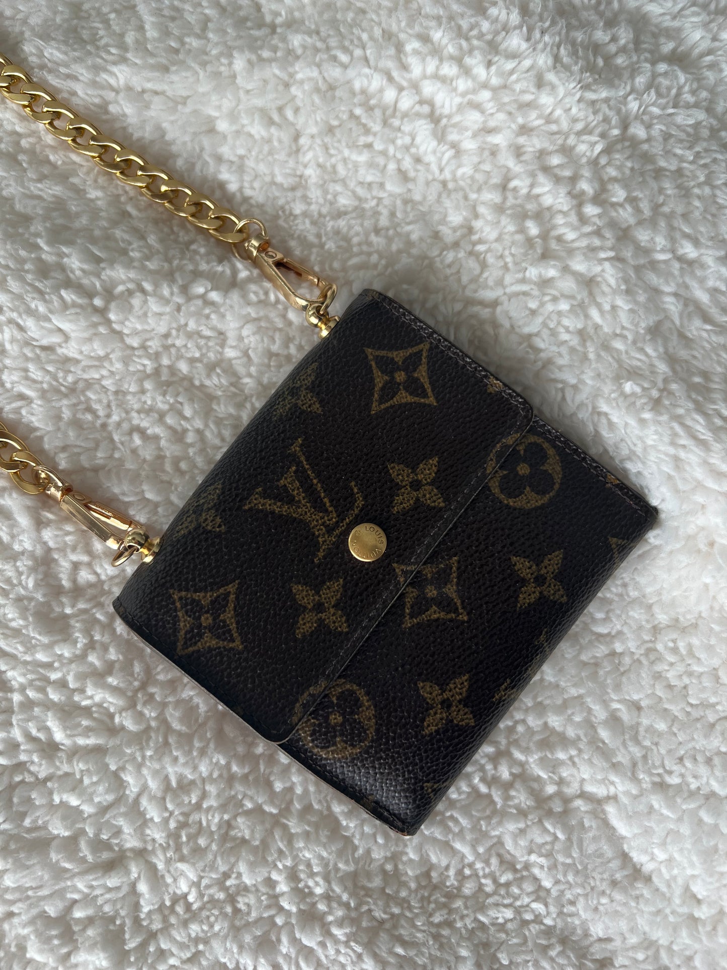 Pre-owned Louis Vuitton Wallet on chain crossbody Bag mini