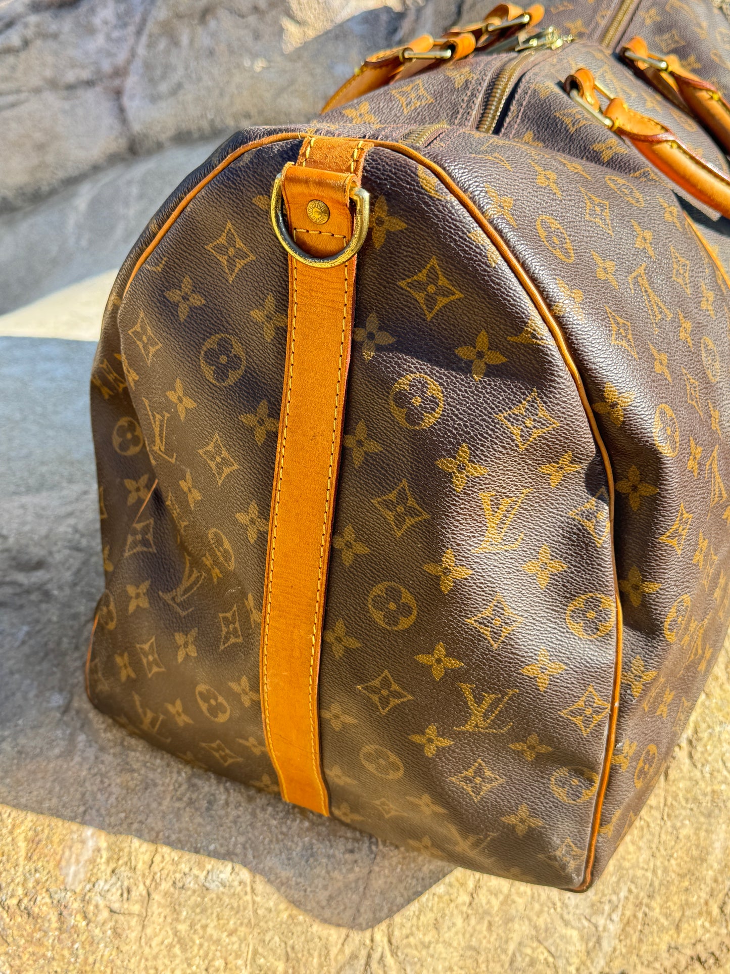 Pre-owned Louis Vuitton Keepall Bandoulière 60 / Boston Bag