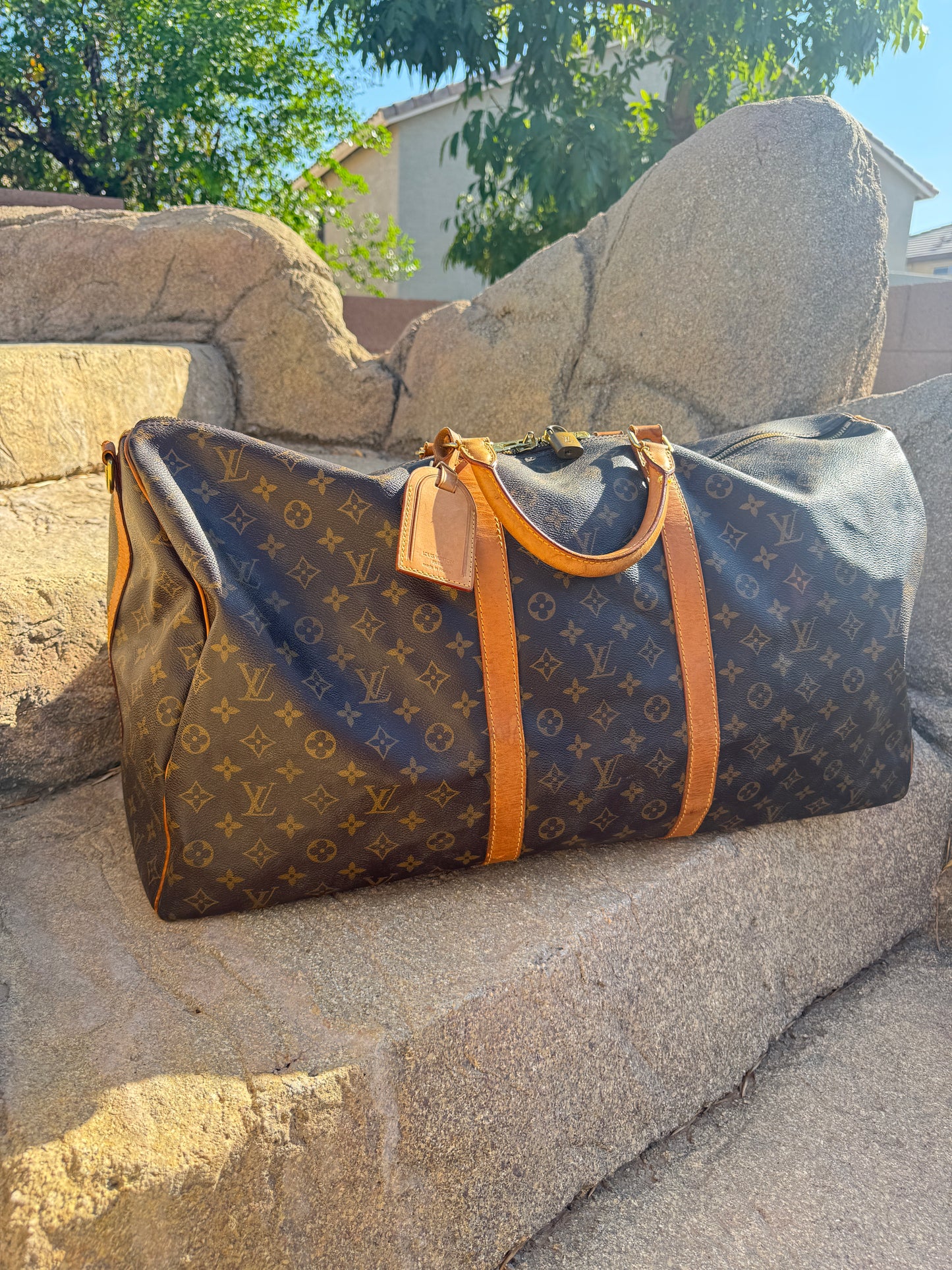 Pre-owned Louis Vuitton Keepall Bandoulière 60 / Boston Bag