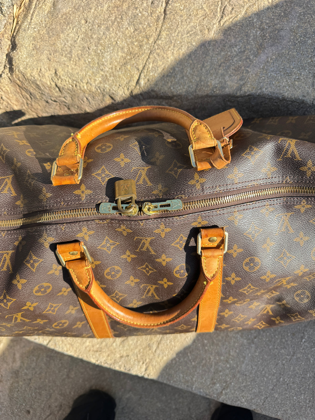 Pre-owned Louis Vuitton Keepall Bandoulière 60 / Boston Bag