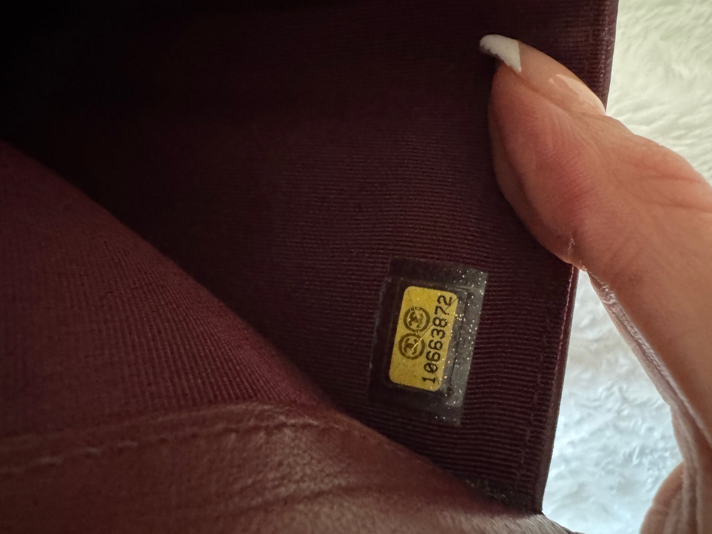 Pre-Owned  CHANEL Matelasse wallet on chain crossbody bag