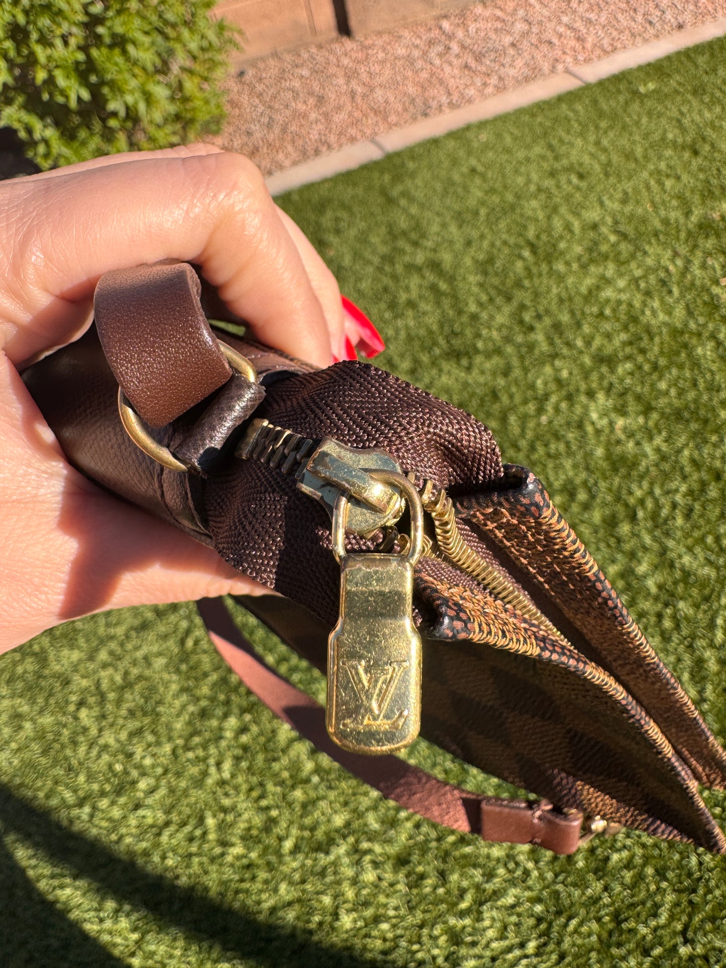 Pre-Owned  Louis Vuitton Damier Ebene Trousse Pochette handbag