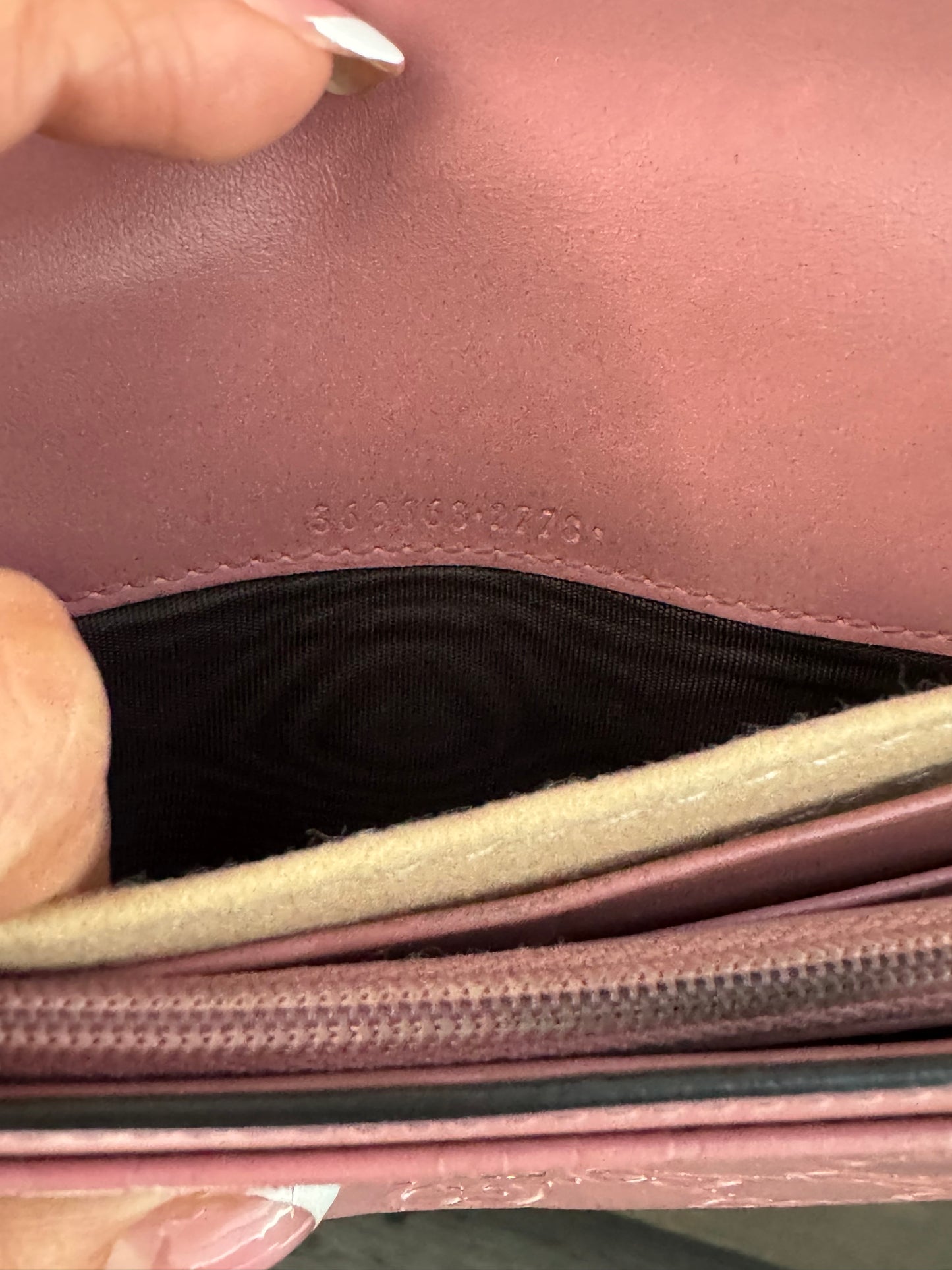 Pre-Owned GUCCI Guccissima Icon Wallet Crossbody Bag