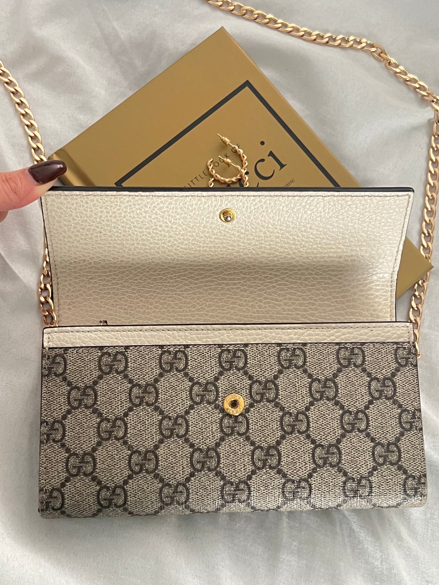 Pre-owned Gucci GG Marmont Wallet Crossbody Bag