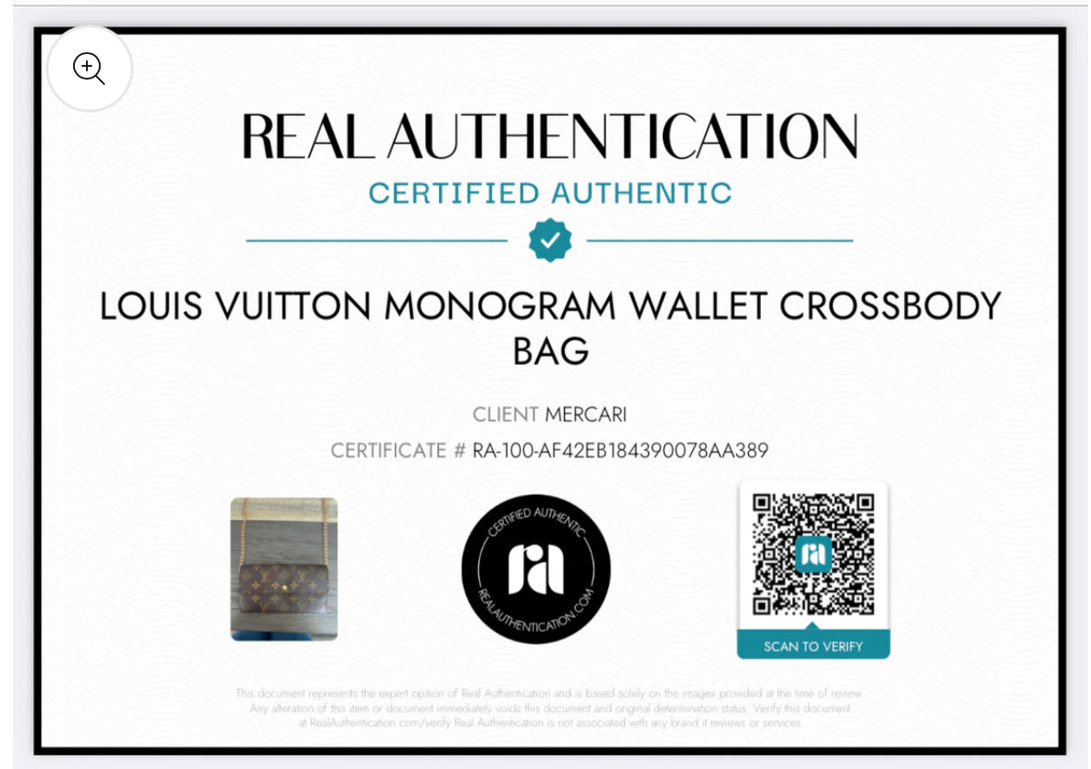 Pre-Owned  Louis Vuitton Monogram Wallet Crossbody Bag