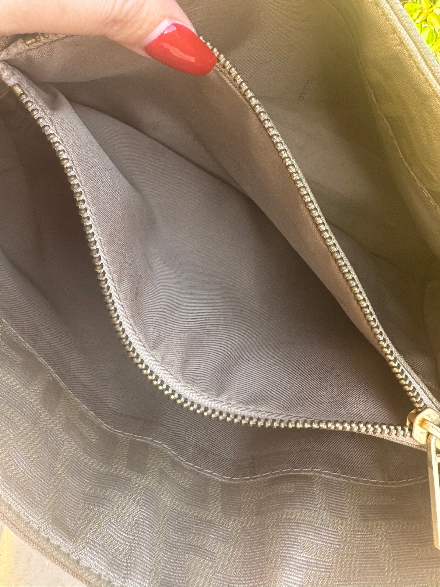 Pre-Owned Fendi Zucca Canvas Tote Handbag