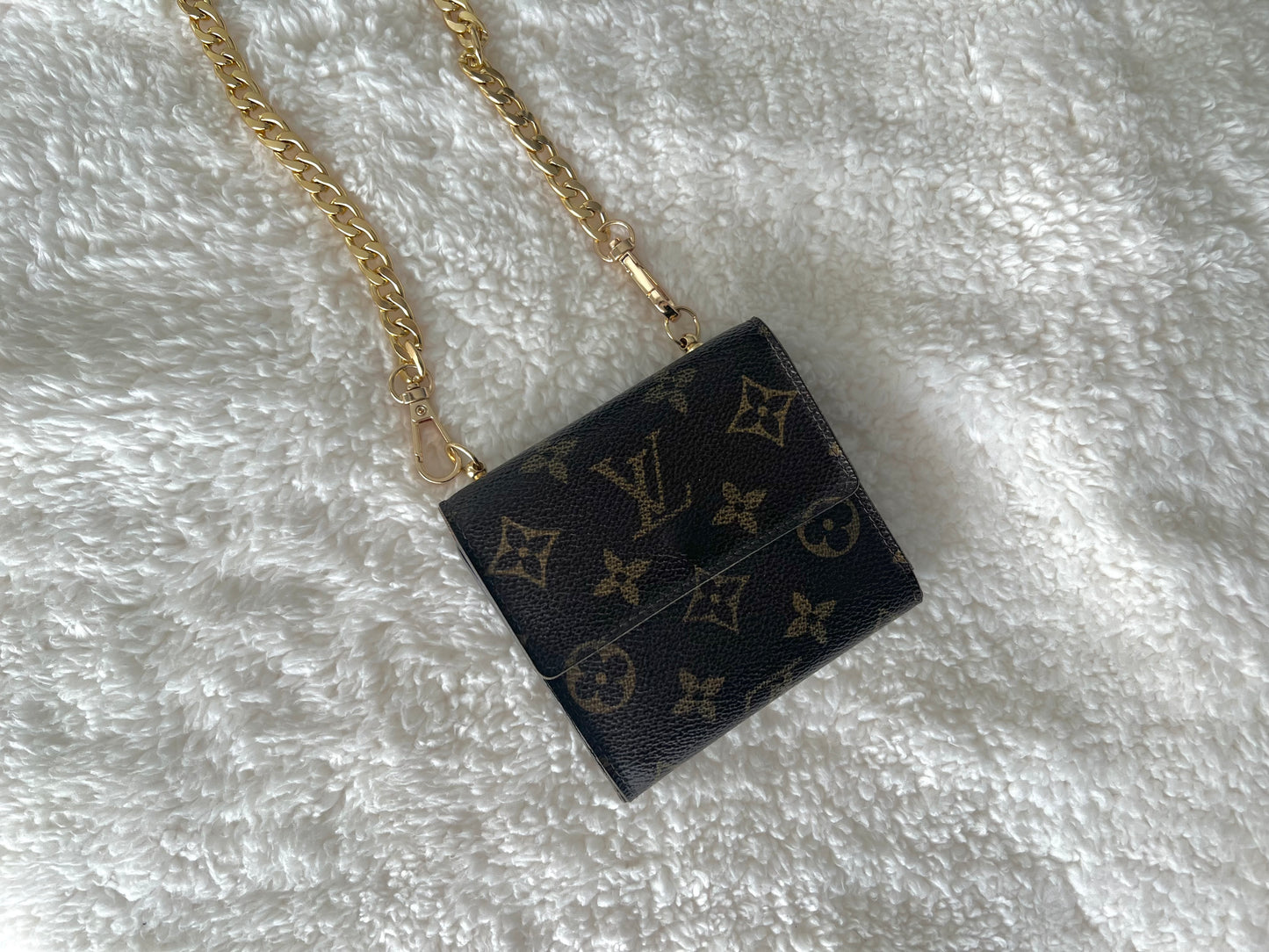 Pre-owned Louis Vuitton Wallet on chain crossbody Bag mini