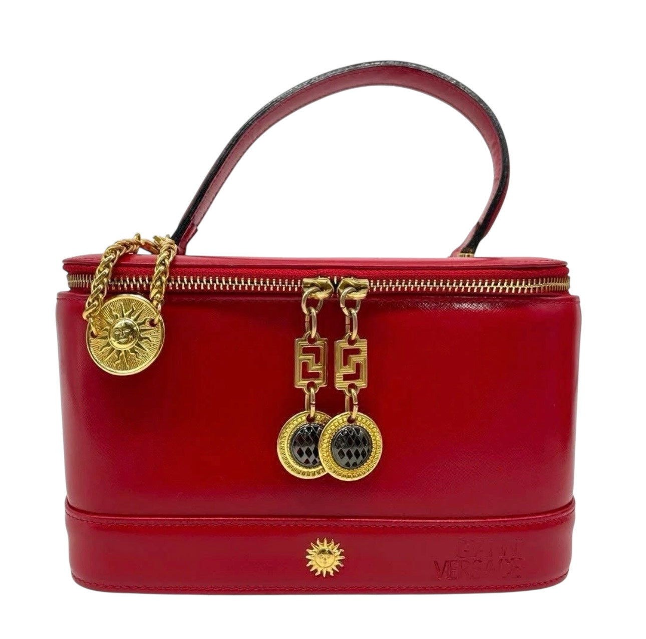 Pre-Owned Versace  Sunburst Vanity Bag