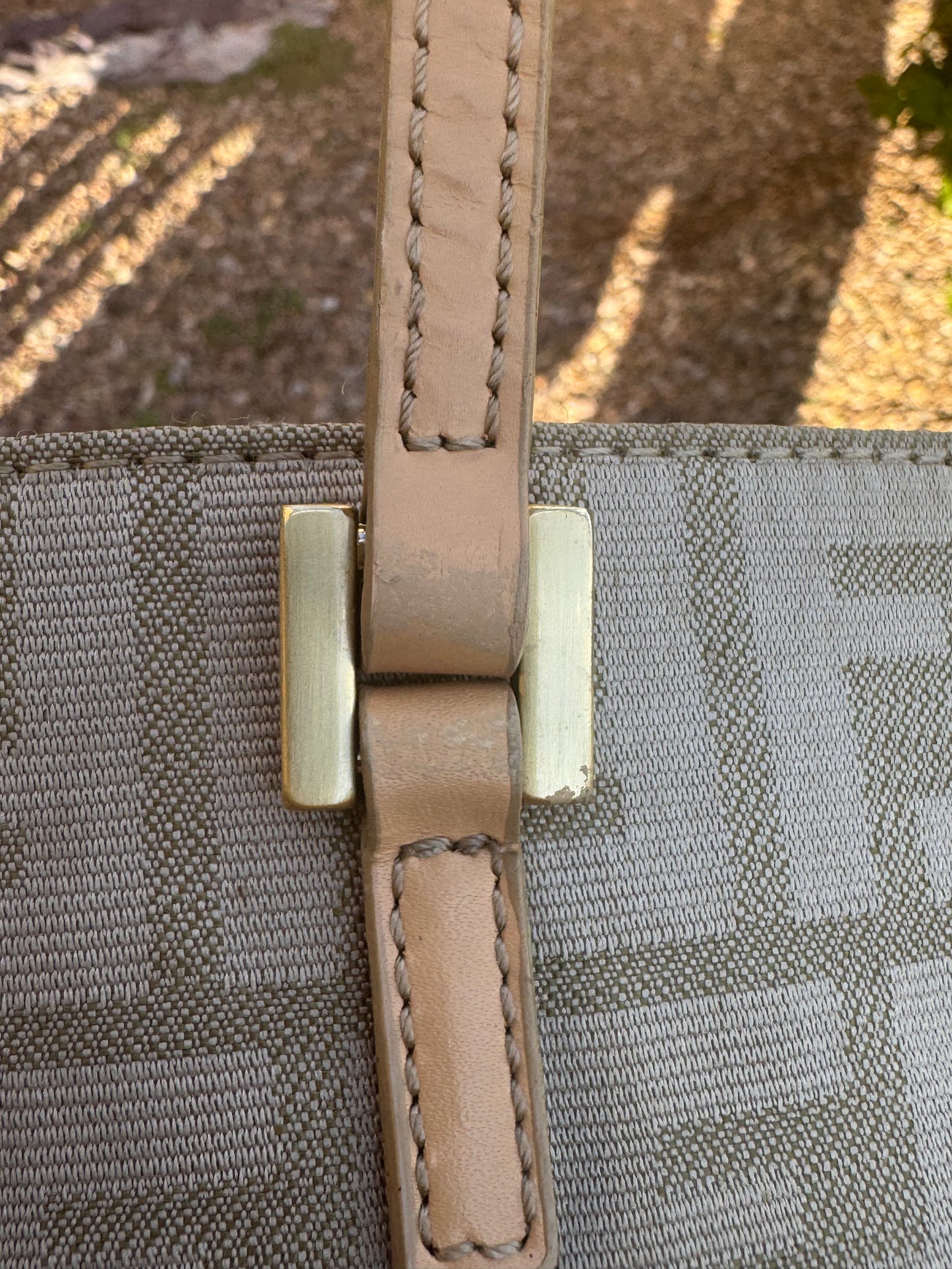 Pre-Owned Fendi Zucca Canvas Tote Handbag