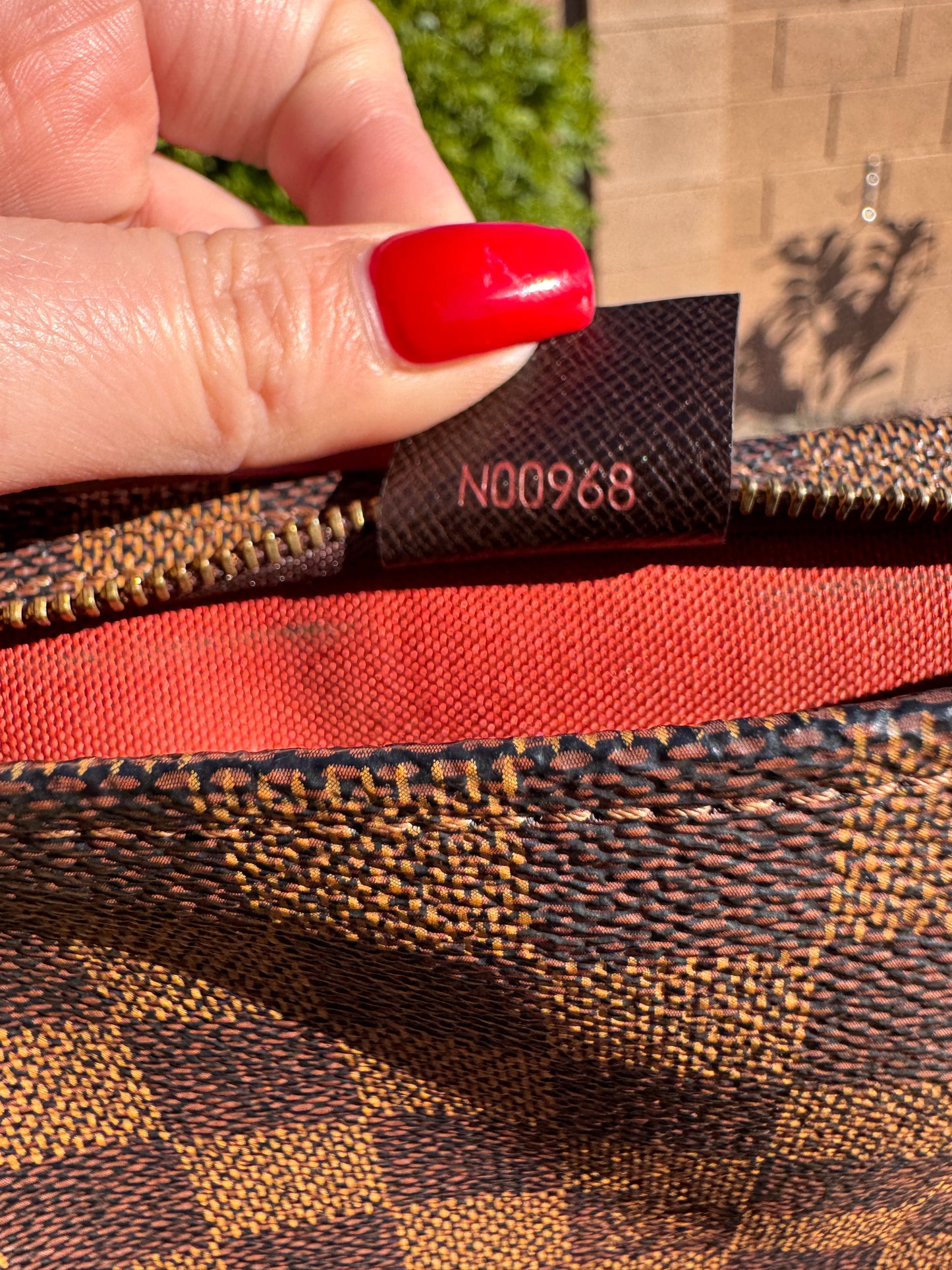 Pre-Owned  Louis Vuitton Damier Ebene Trousse Pochette handbag