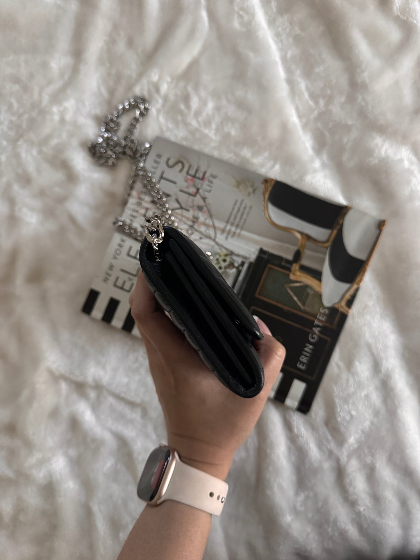 Pre-Owned Prada Diagramme Wallet On Chain