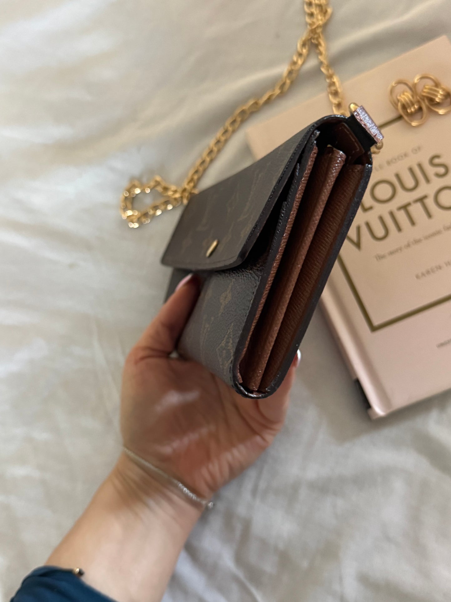 Pre-Owned  Louis Vuitton Monogram Wallet Crossbody Bag