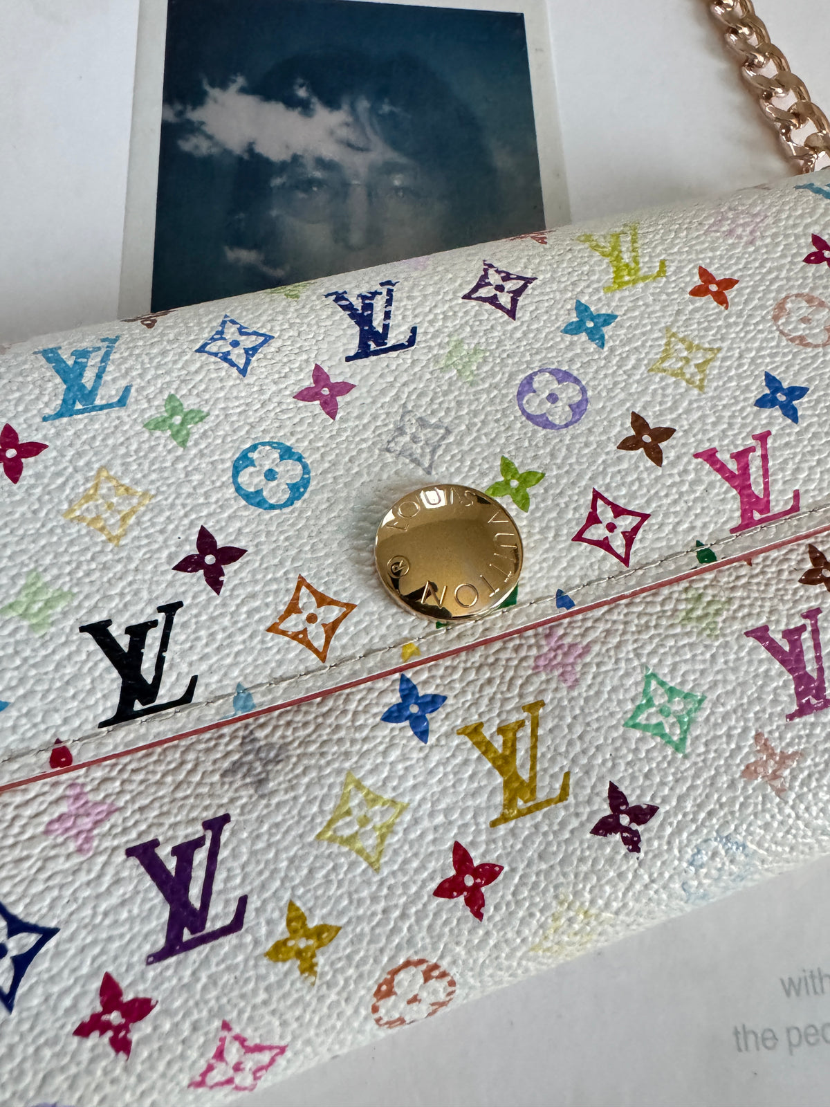 Pre-Owned  Louis Vuitton Multicolore Wallet On Chain Crossbody Bag
