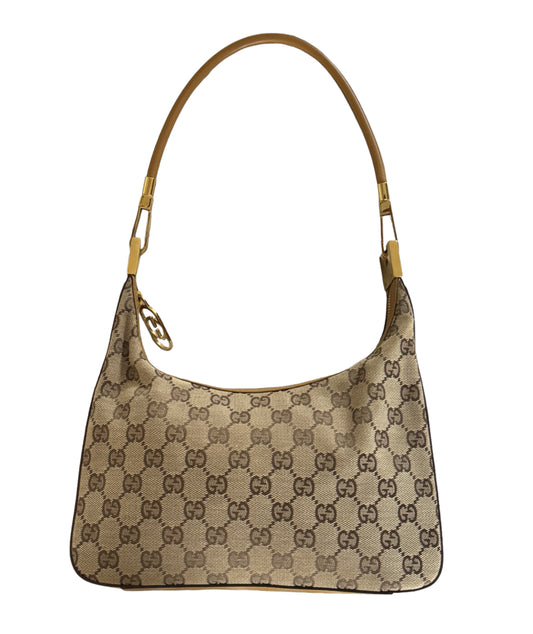 Pre-Owned Gucci Monogram Shoulder Bag