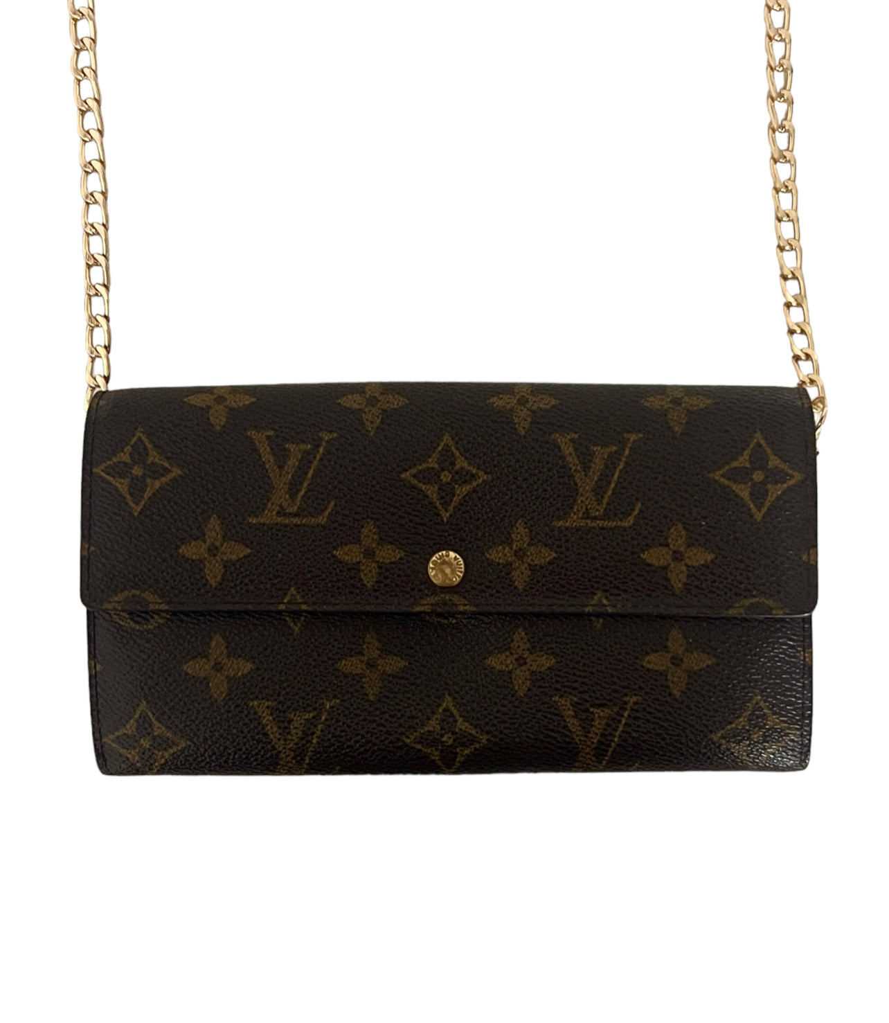 Pre-owned Louis Vuitton Monogram Wallet Crossbody Bag