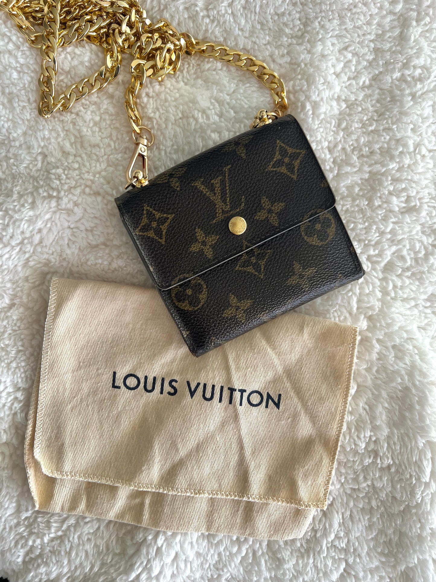 Pre-owned Louis Vuitton Wallet on chain crossbody Bag mini