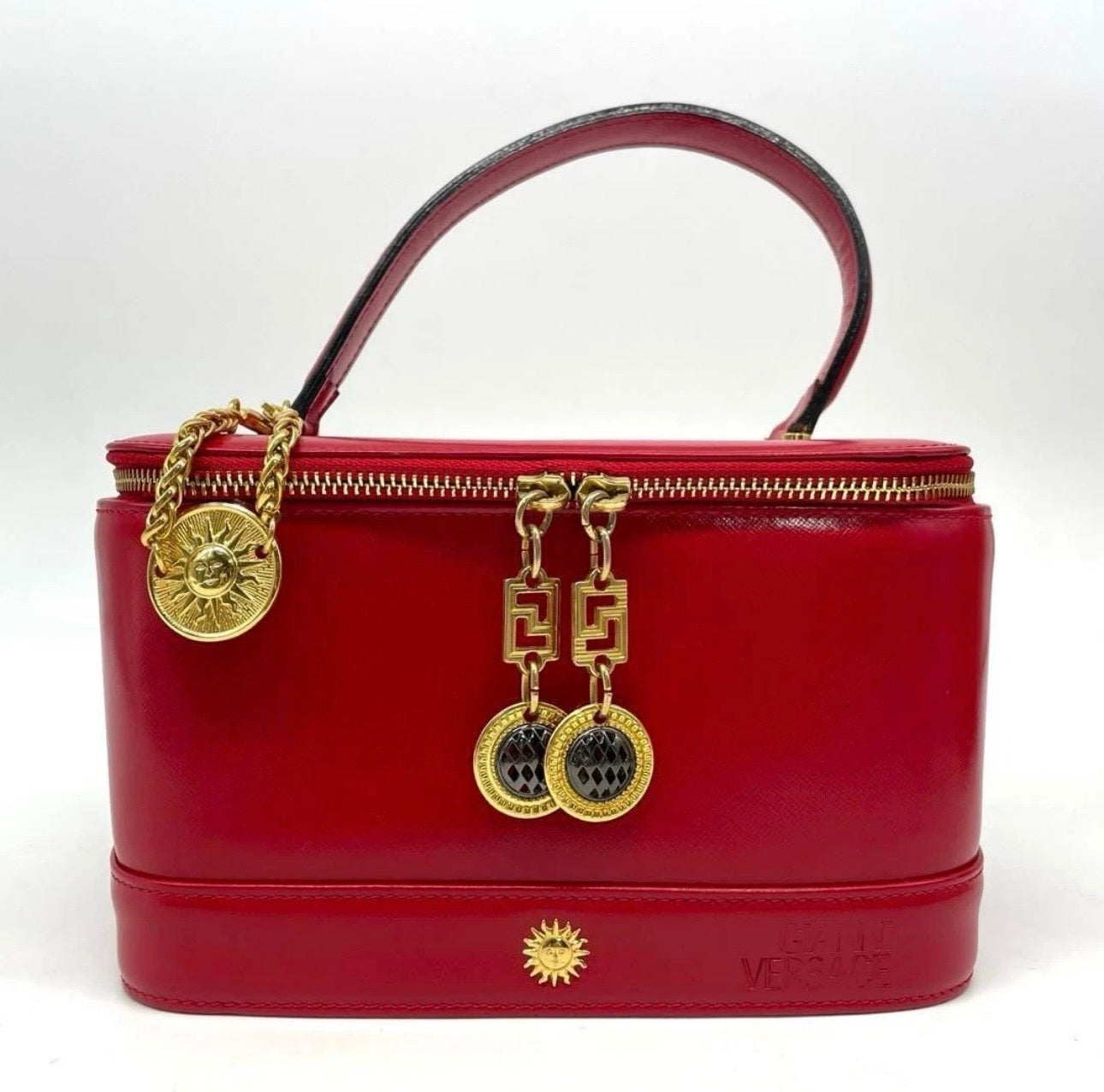 Pre-Owned Versace  Sunburst Vanity Bag