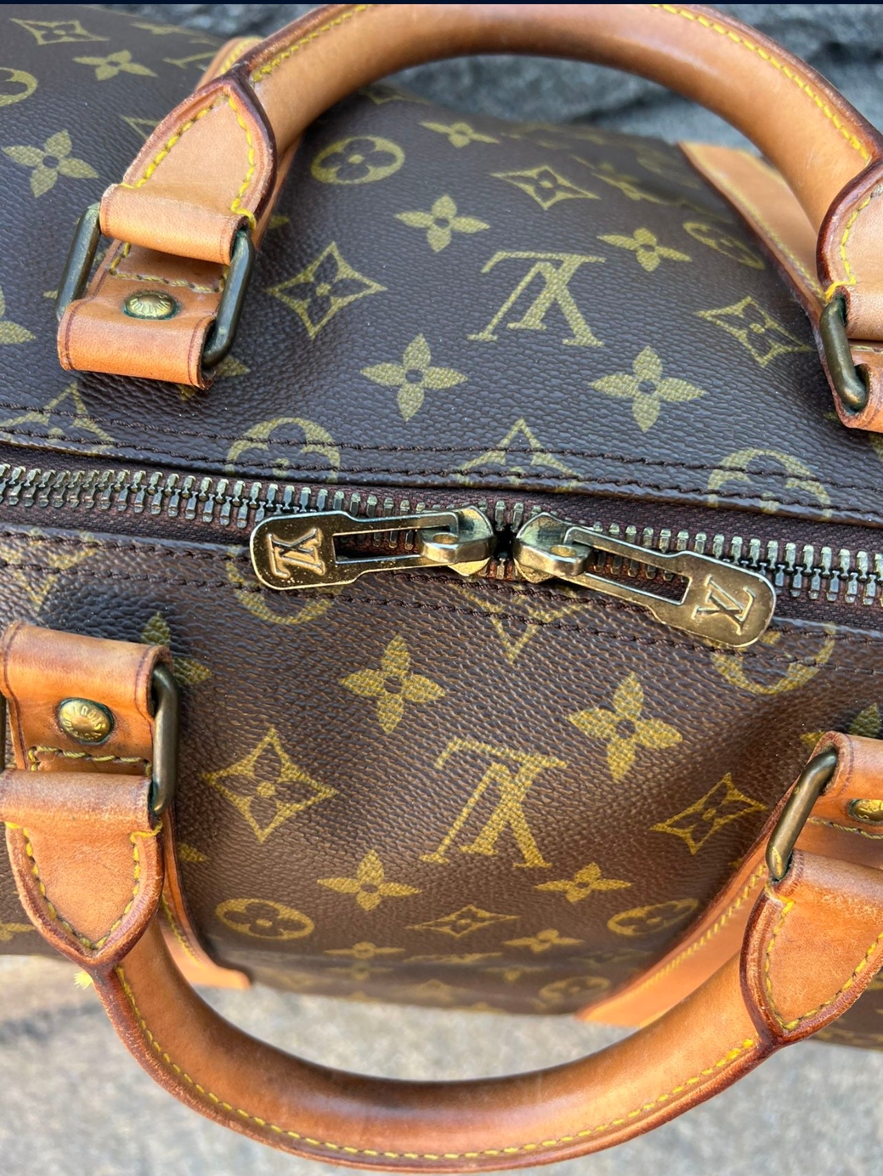 Pre-owned Louis Vuitton Keepall 55 Travel Bag