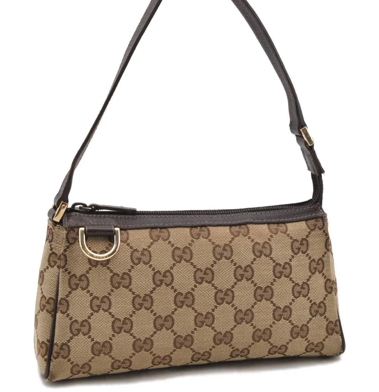 Pre-owned Gucci Monogram Shoulder Bag