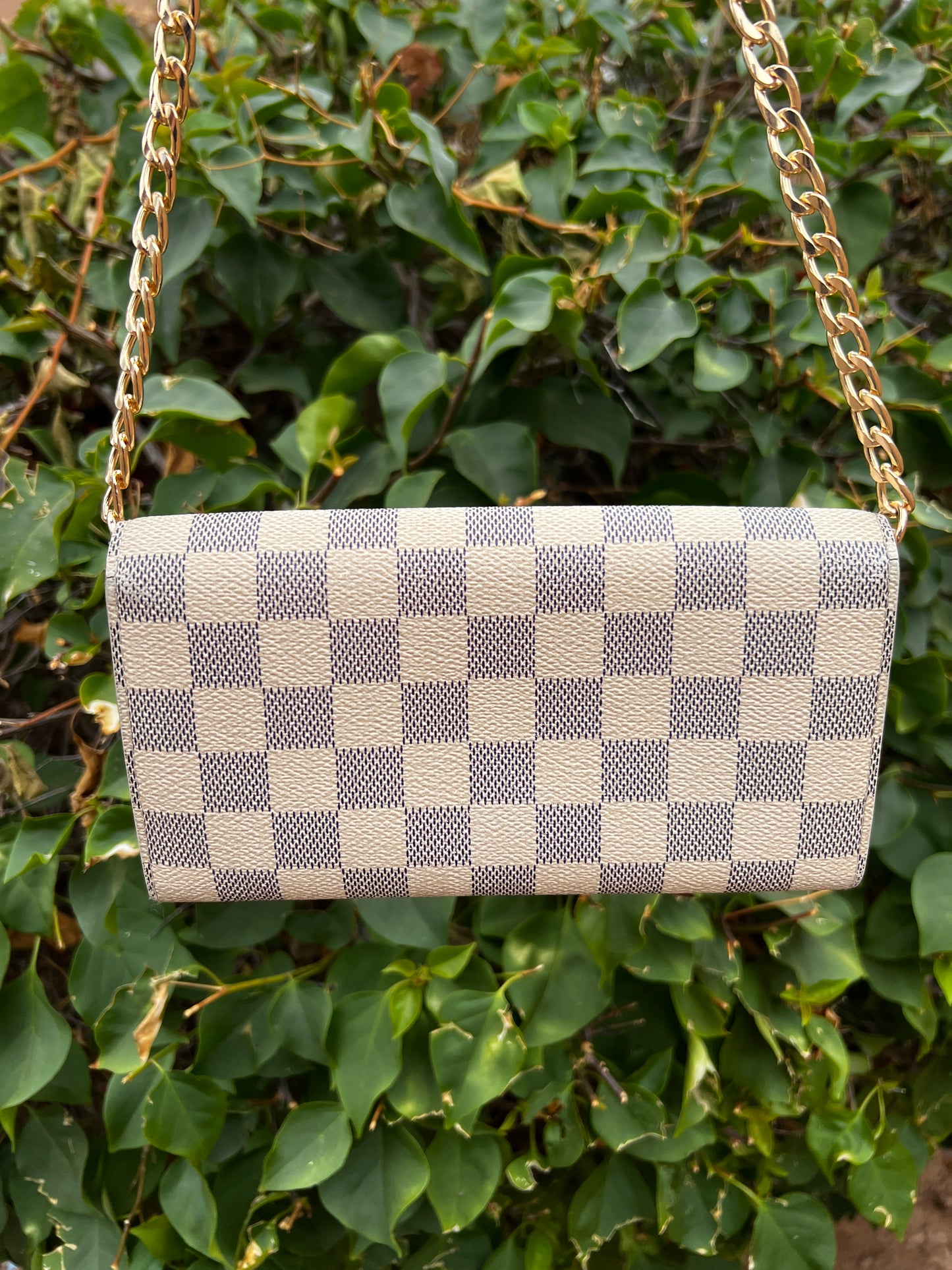 Pre-owned Louis Vuitton Damier Azur Crossbody Bag