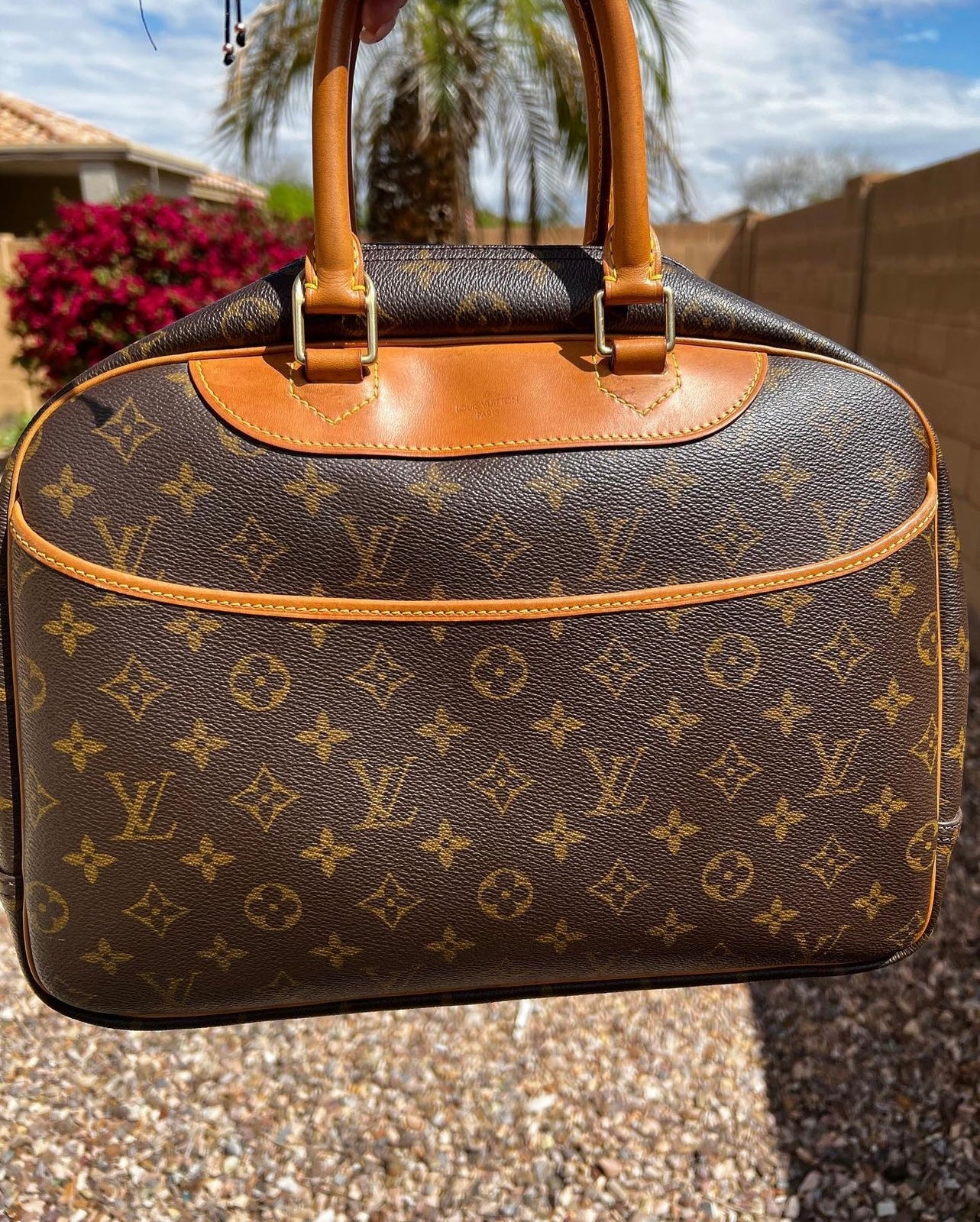 Pre-owned Louis Vuitton Deauville Bag